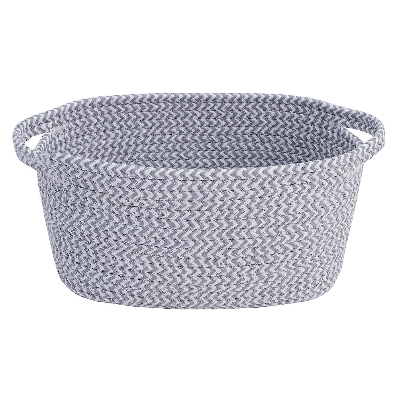 Light Grey Rope Basket