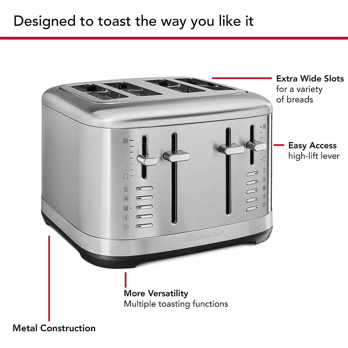 KitchenAid 4 Slice Toaster