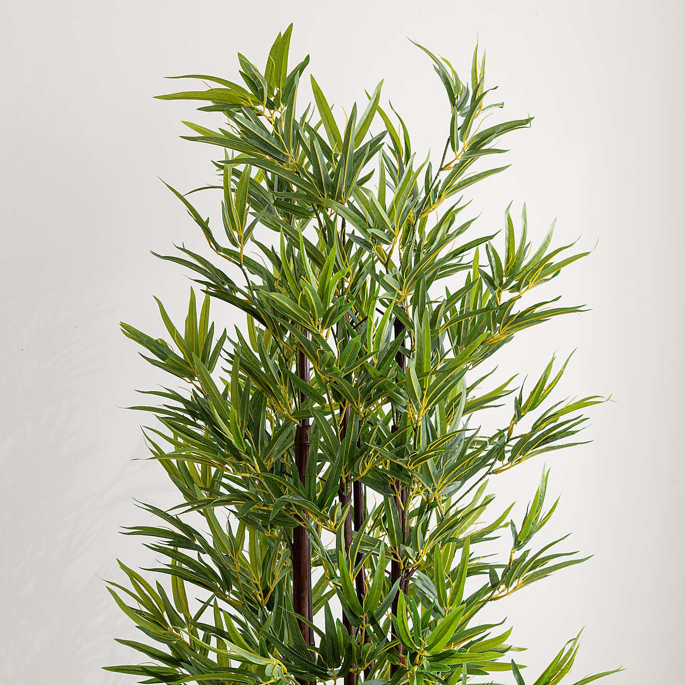 Artificial Bamboo Stem Tree in Black Plant Pot