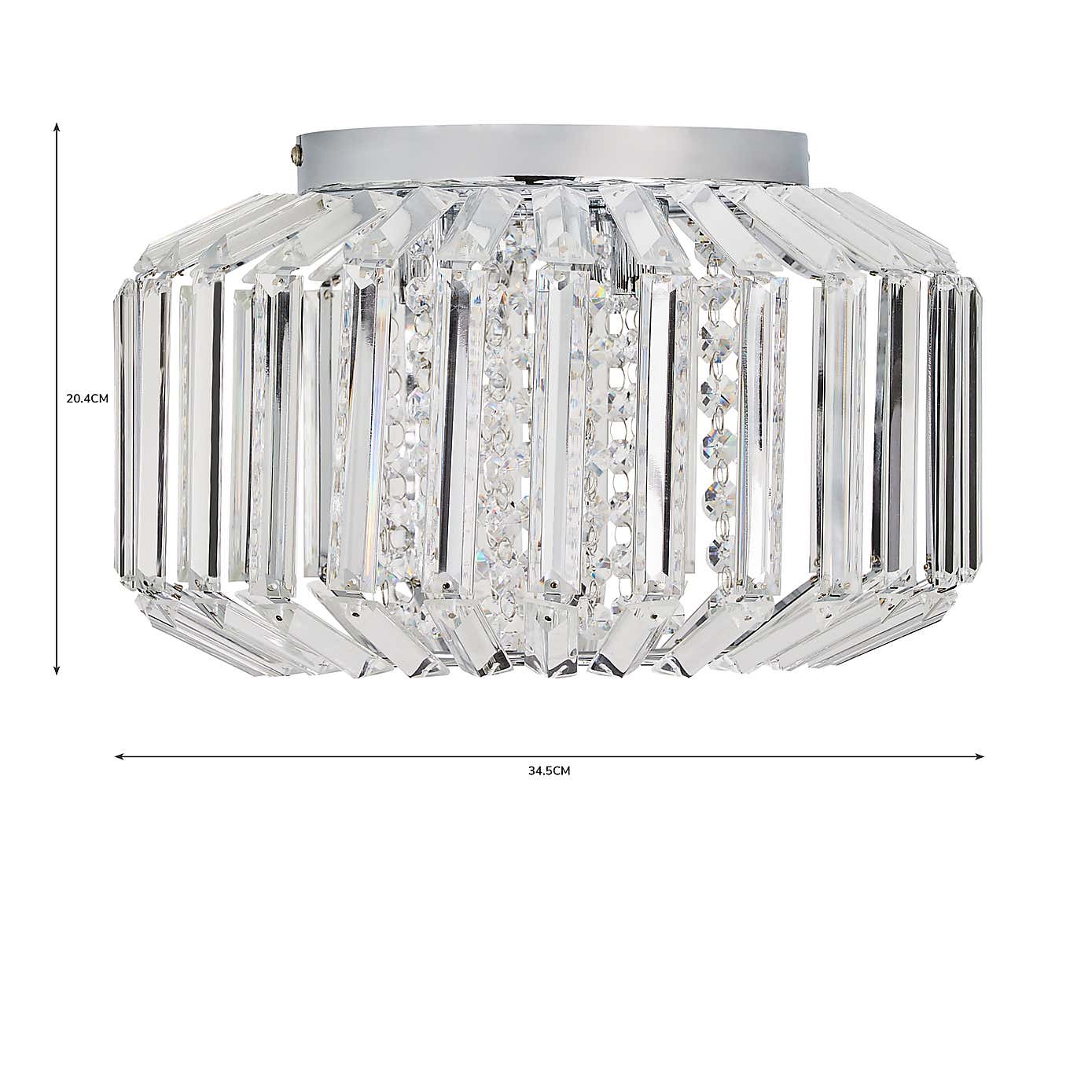 Chantilly Flush Ceiling Fitting