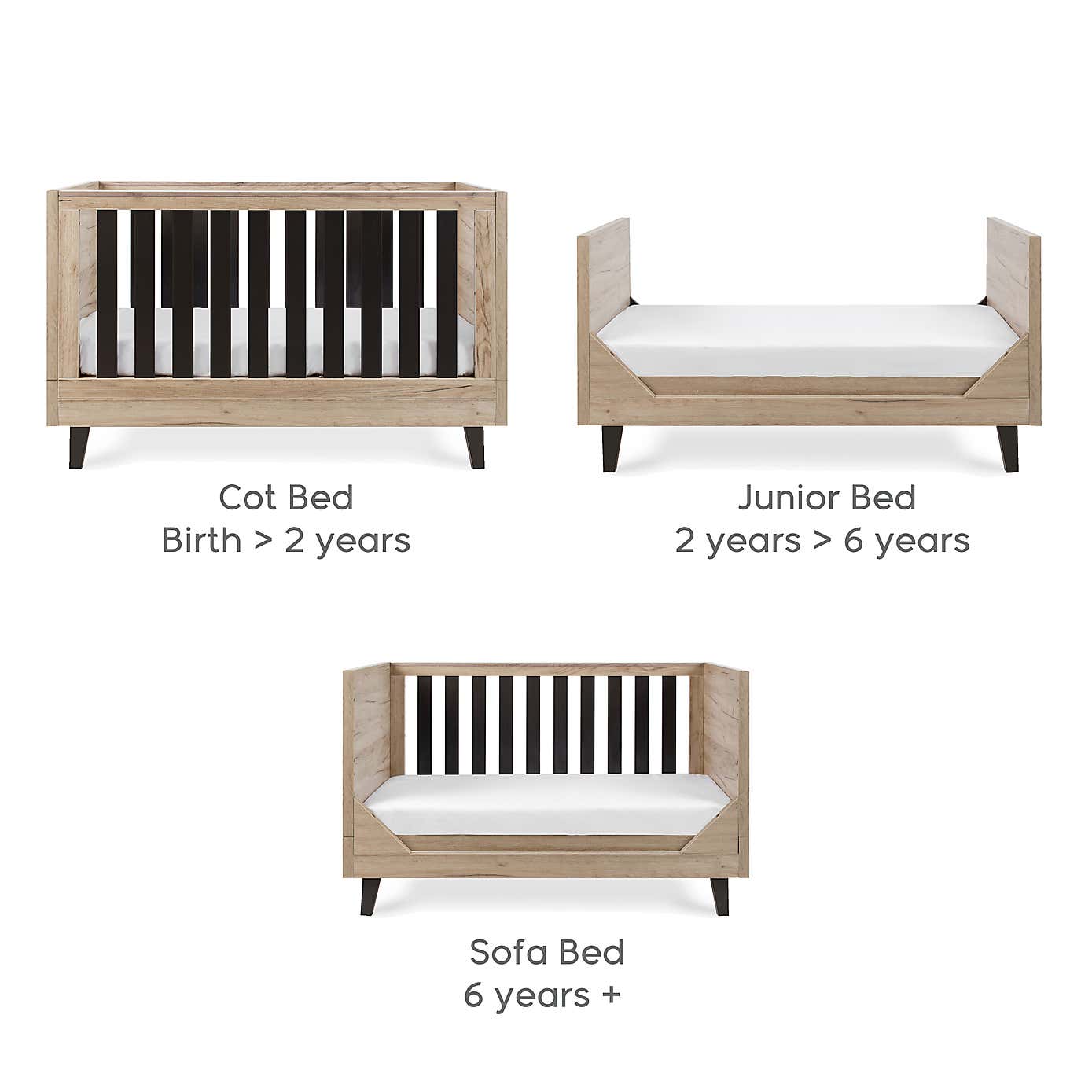 Tutti Bambini Como 3 Piece Nursery Furniture Set