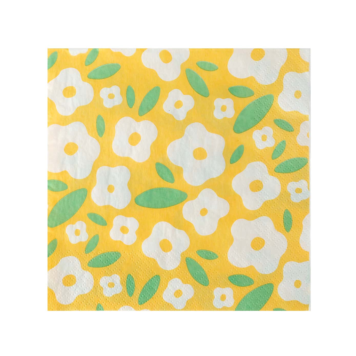 Pack of 20 Flower Paper Napkins