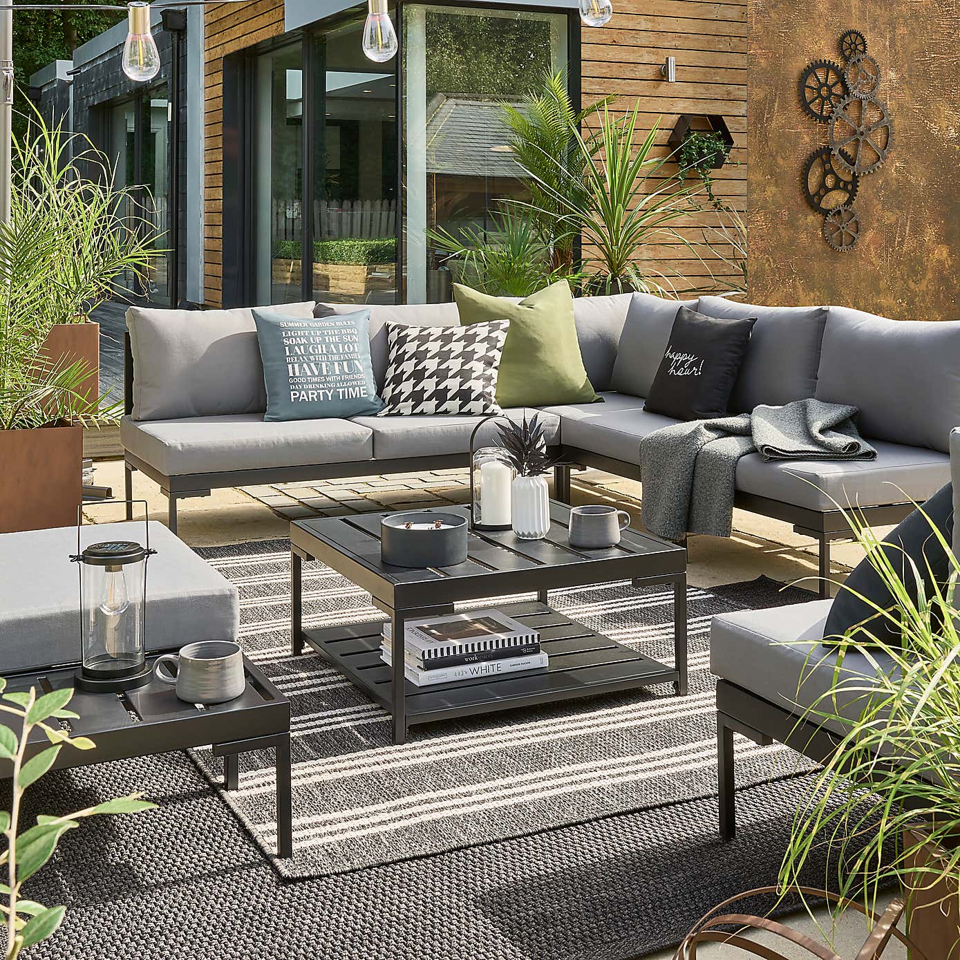 Elements Black Modular Chair