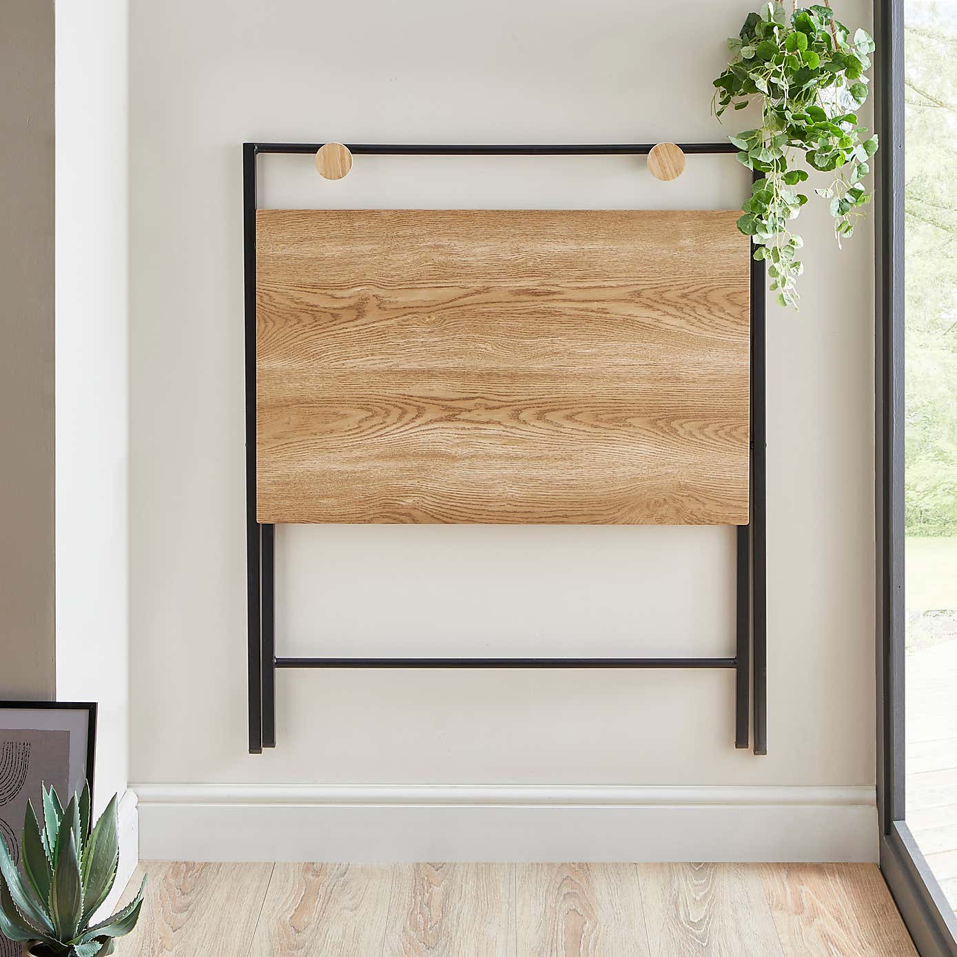 Evelyn Oak Effect Folding Desk