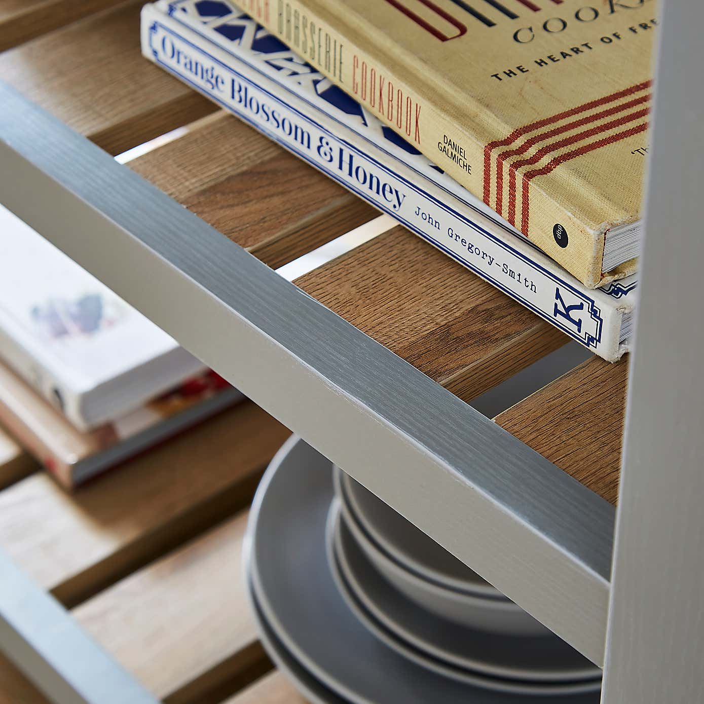 Olney Compact Kitchen Island Grey