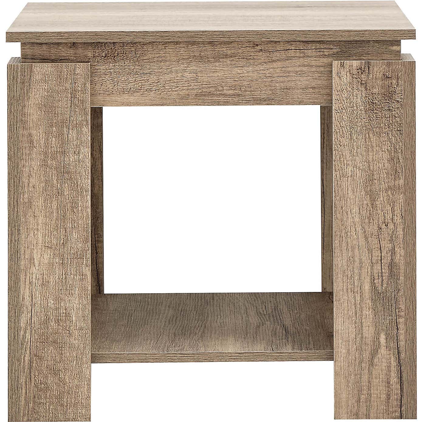 Canyon Oak Lamp Table