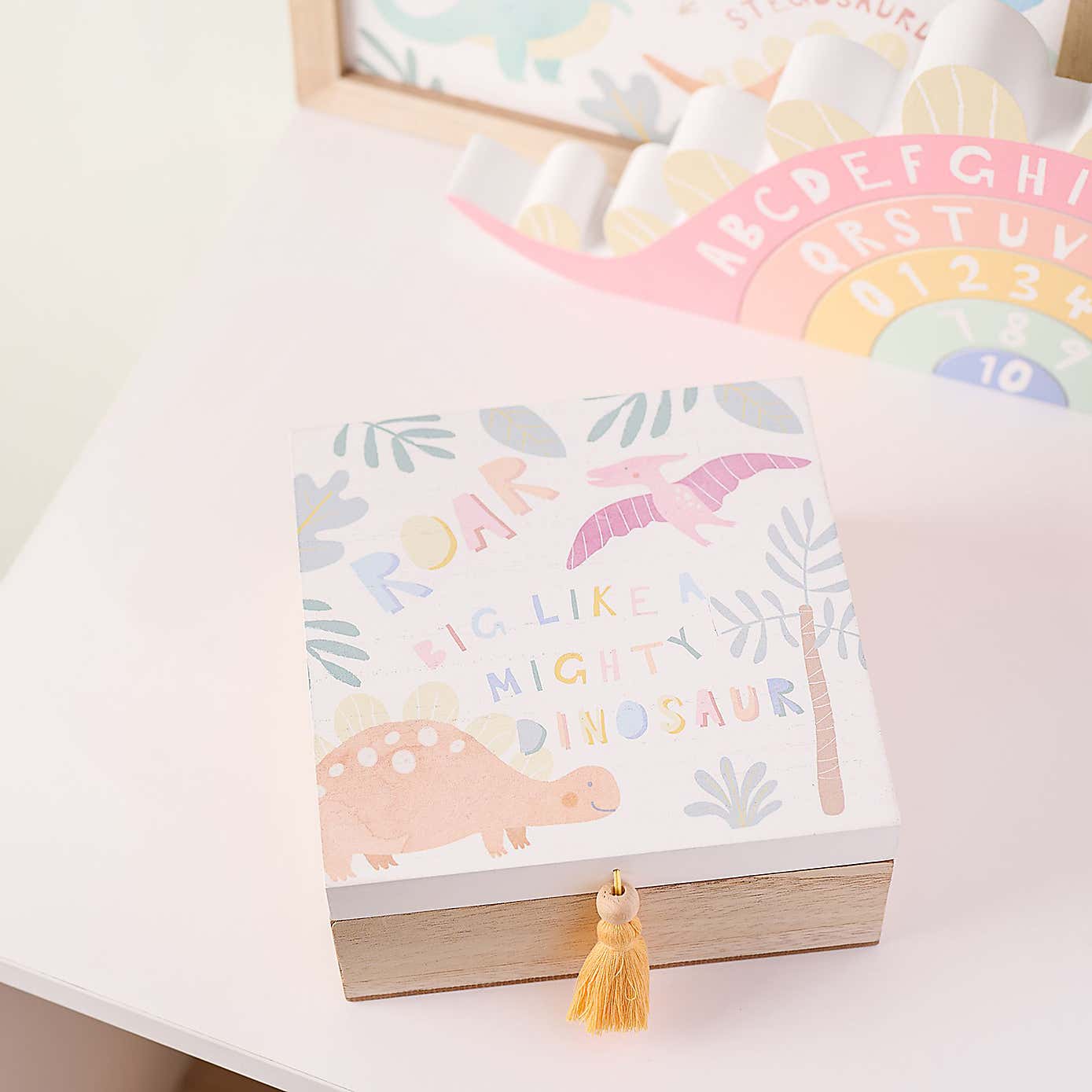 Petit Cheri Dinosaur Roar Keepsake Box