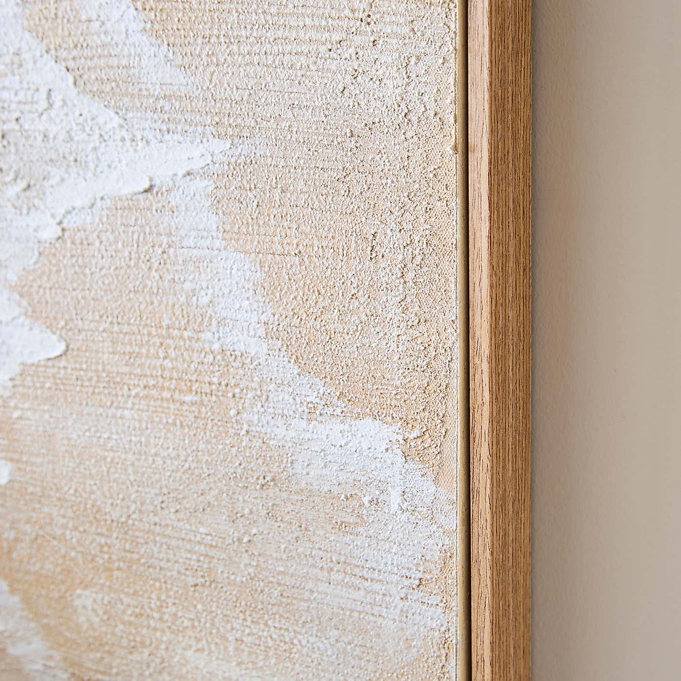 Morning Waves Hand Painted Framed Canvas