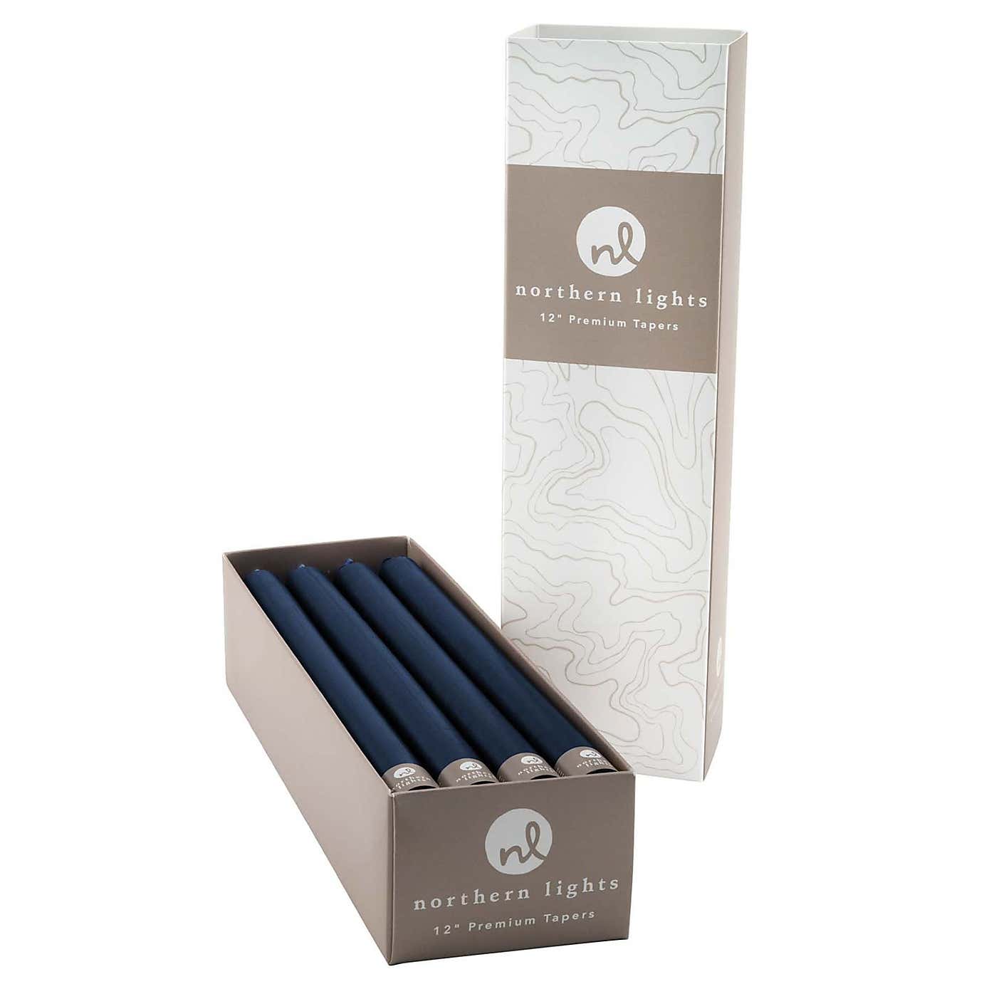 Northern Lights Pack of 12 Taper Candles