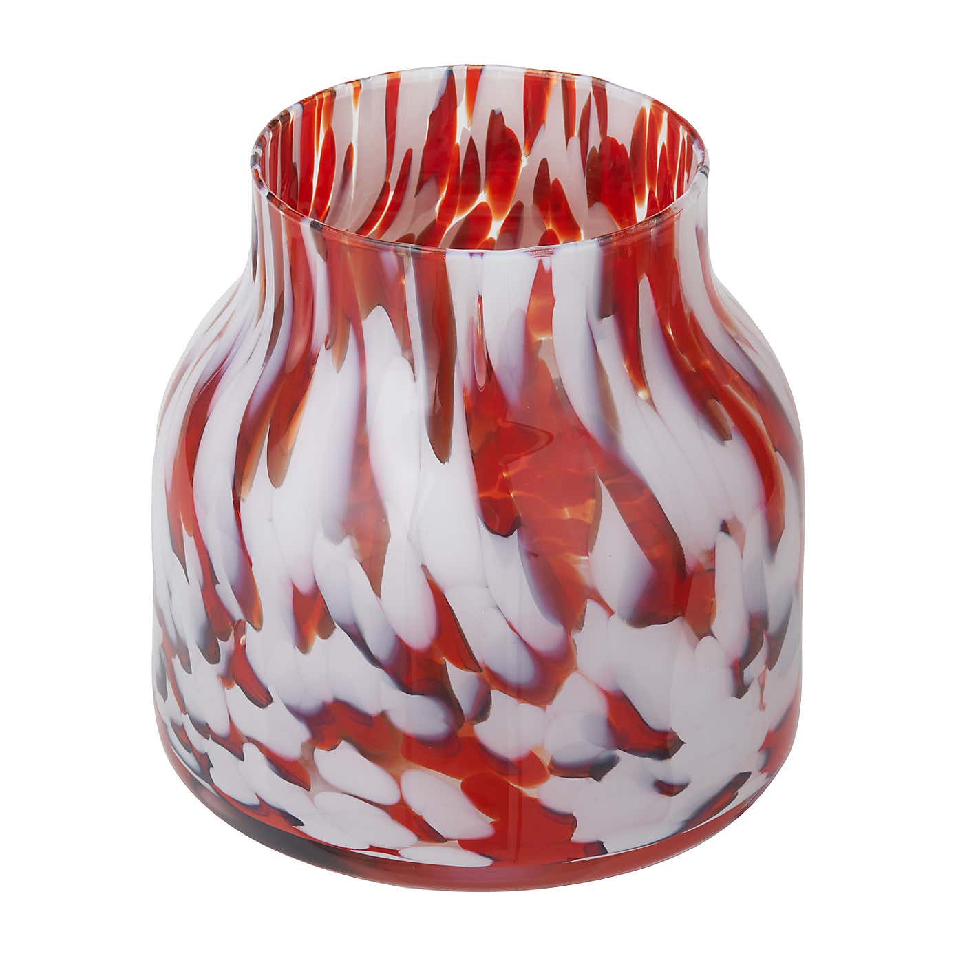 Tortoiseshell Glass Vase