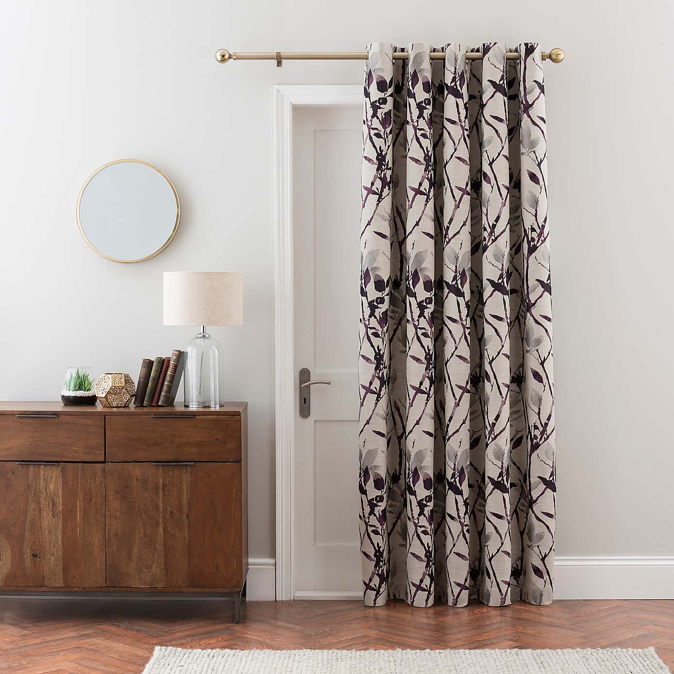 Zen Ultra Blackout Eyelet Door Curtain