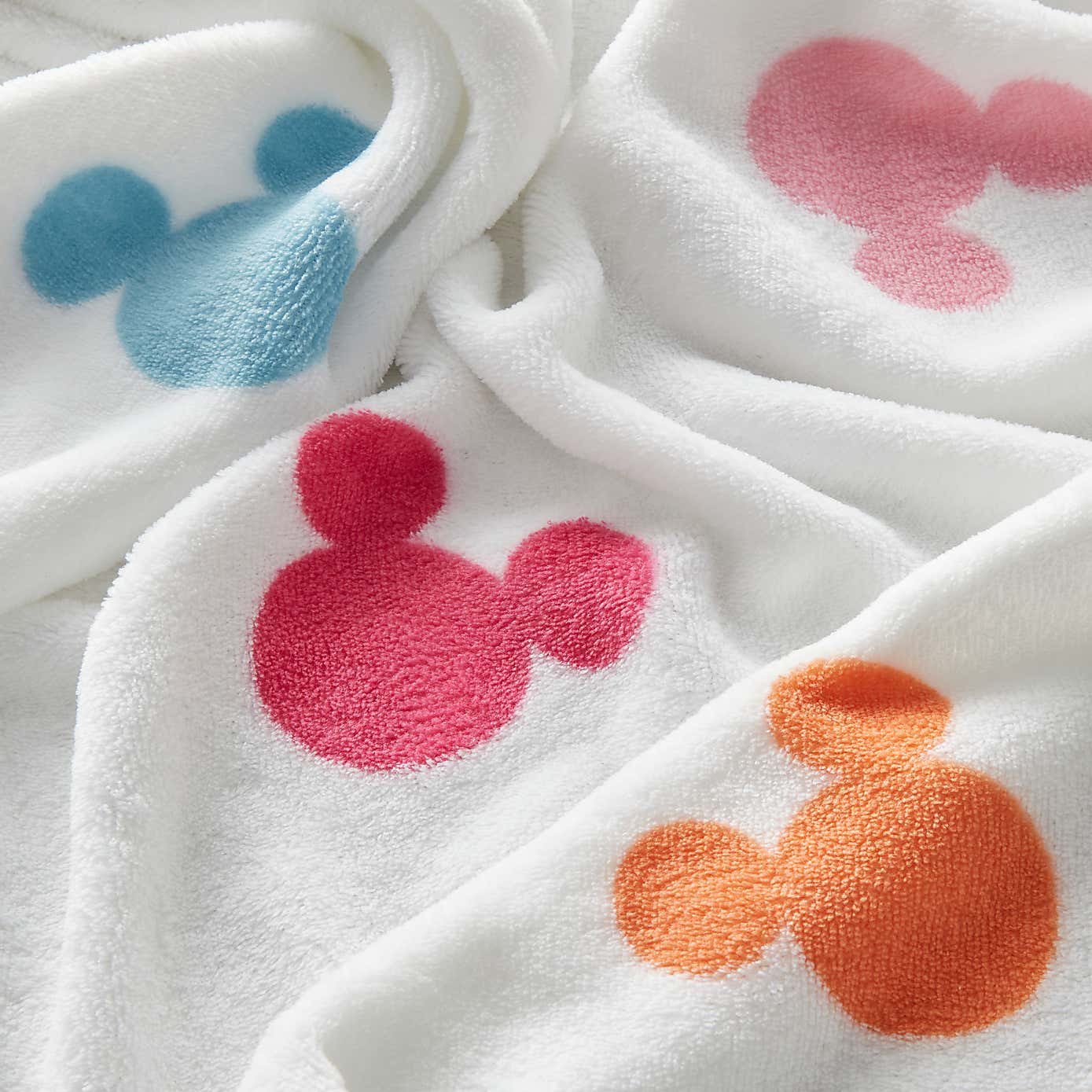 Disney Mickey Mouse Rainbow Fleece Blanket