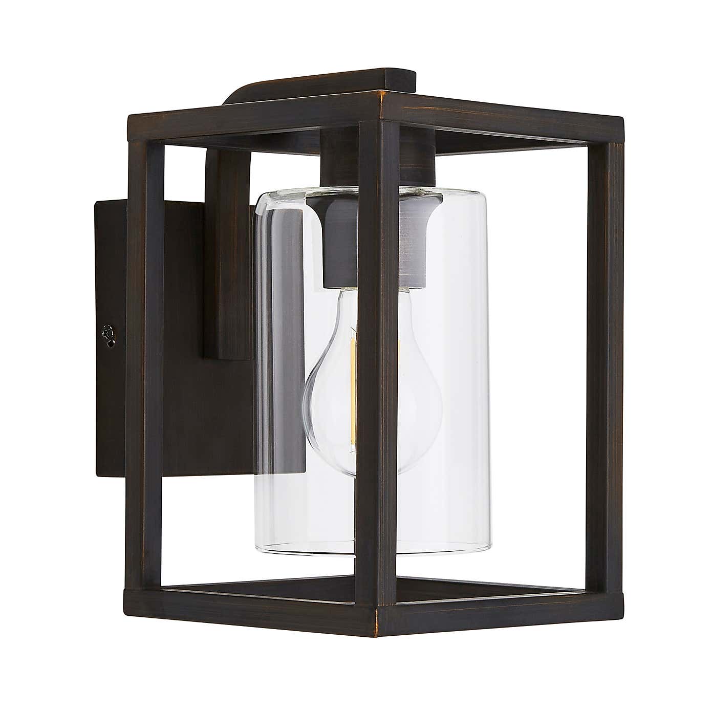 London Bronze Industrial Wall Light