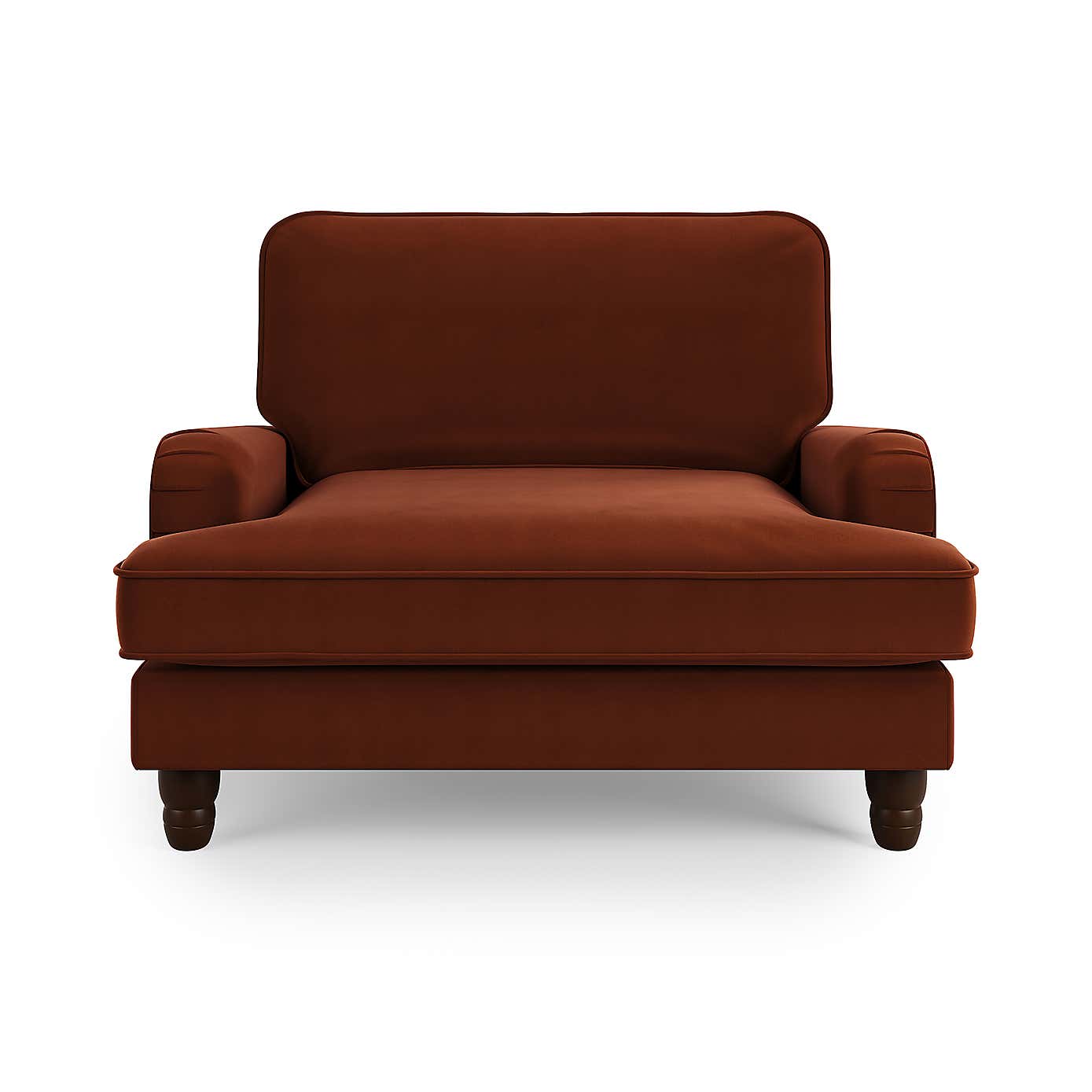 Beatrice Matte Velvet Snuggle Chair