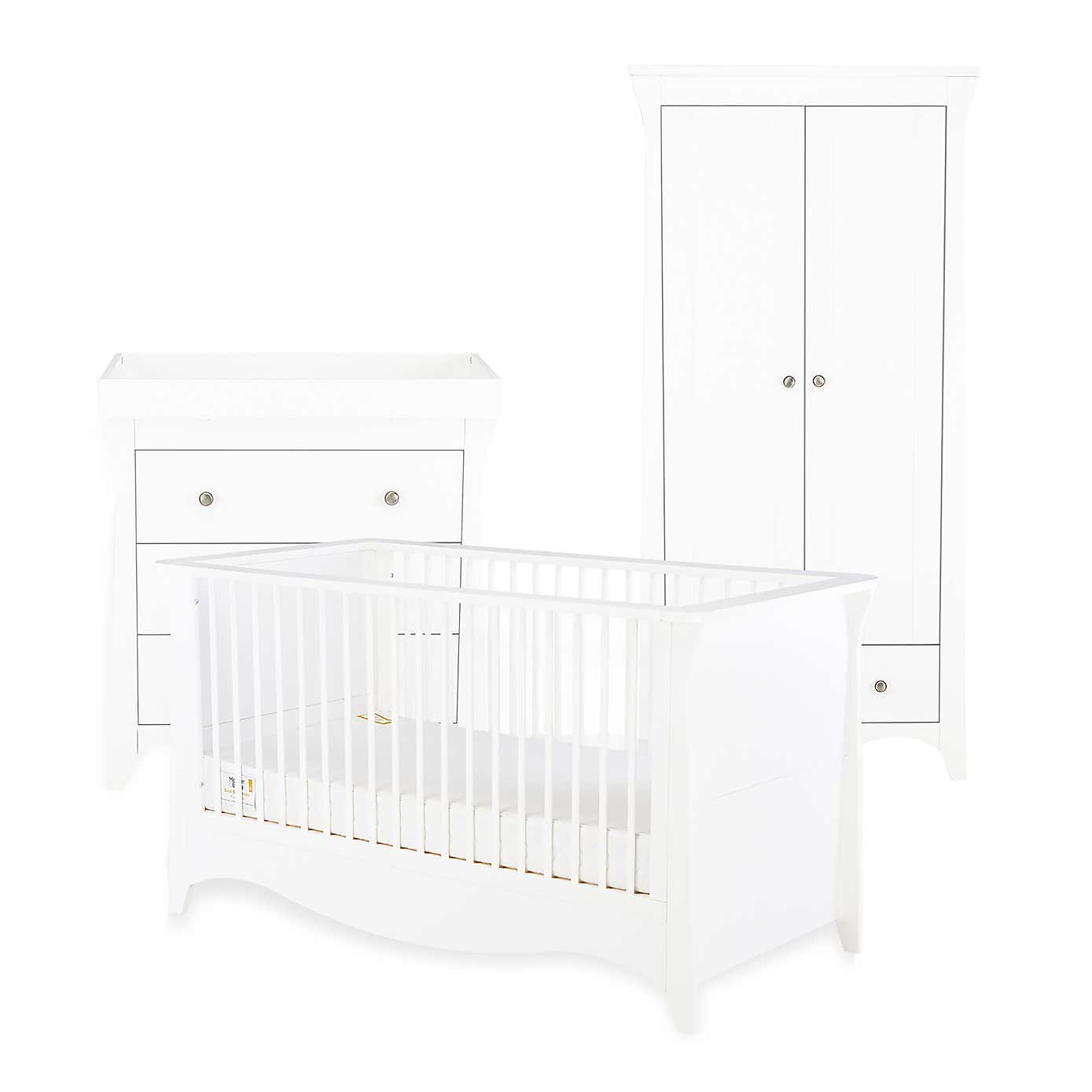 CuddleCo Clara 3 Piece Nursery Furniture Set