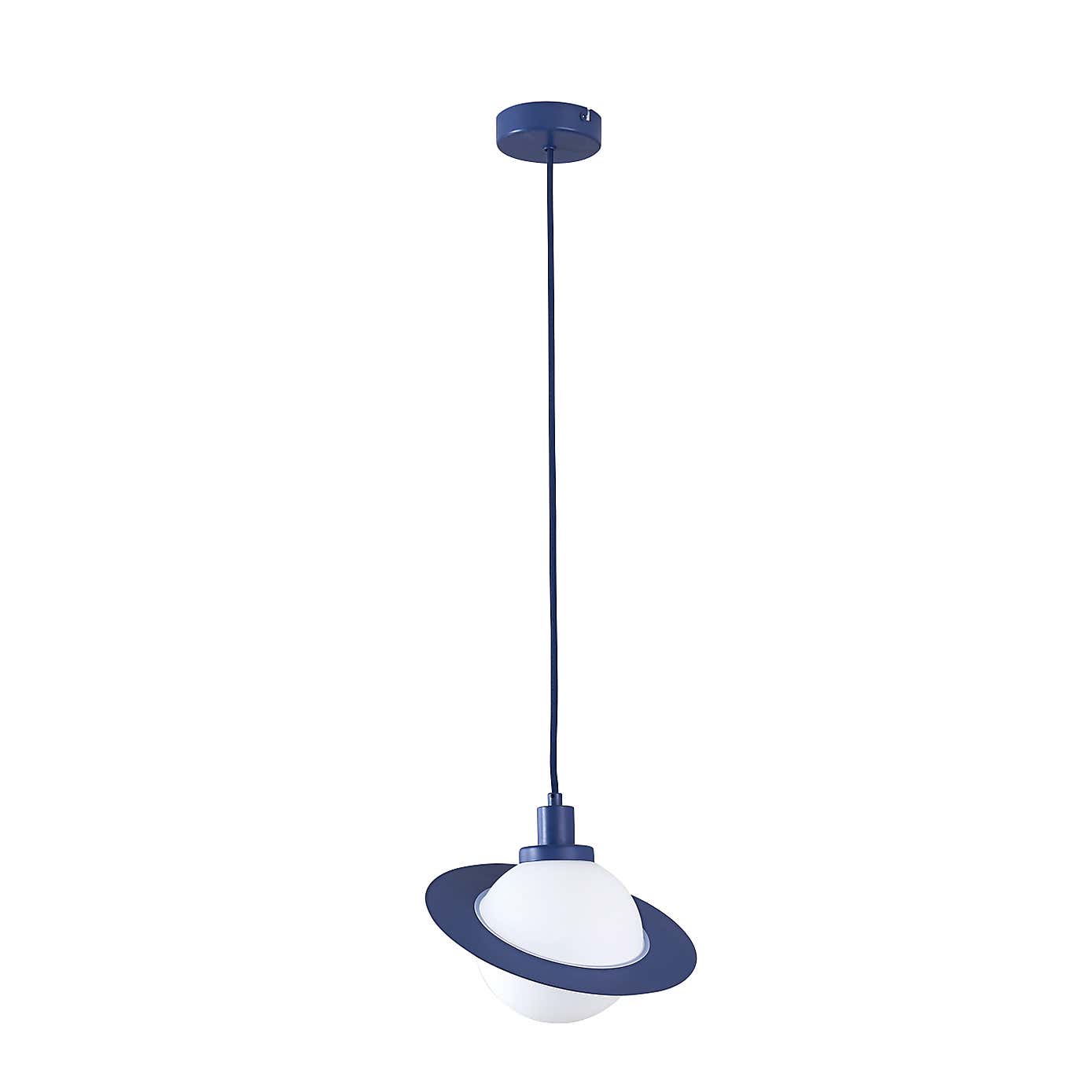 Saturn 1 Light Pendant Ceiling Fitting