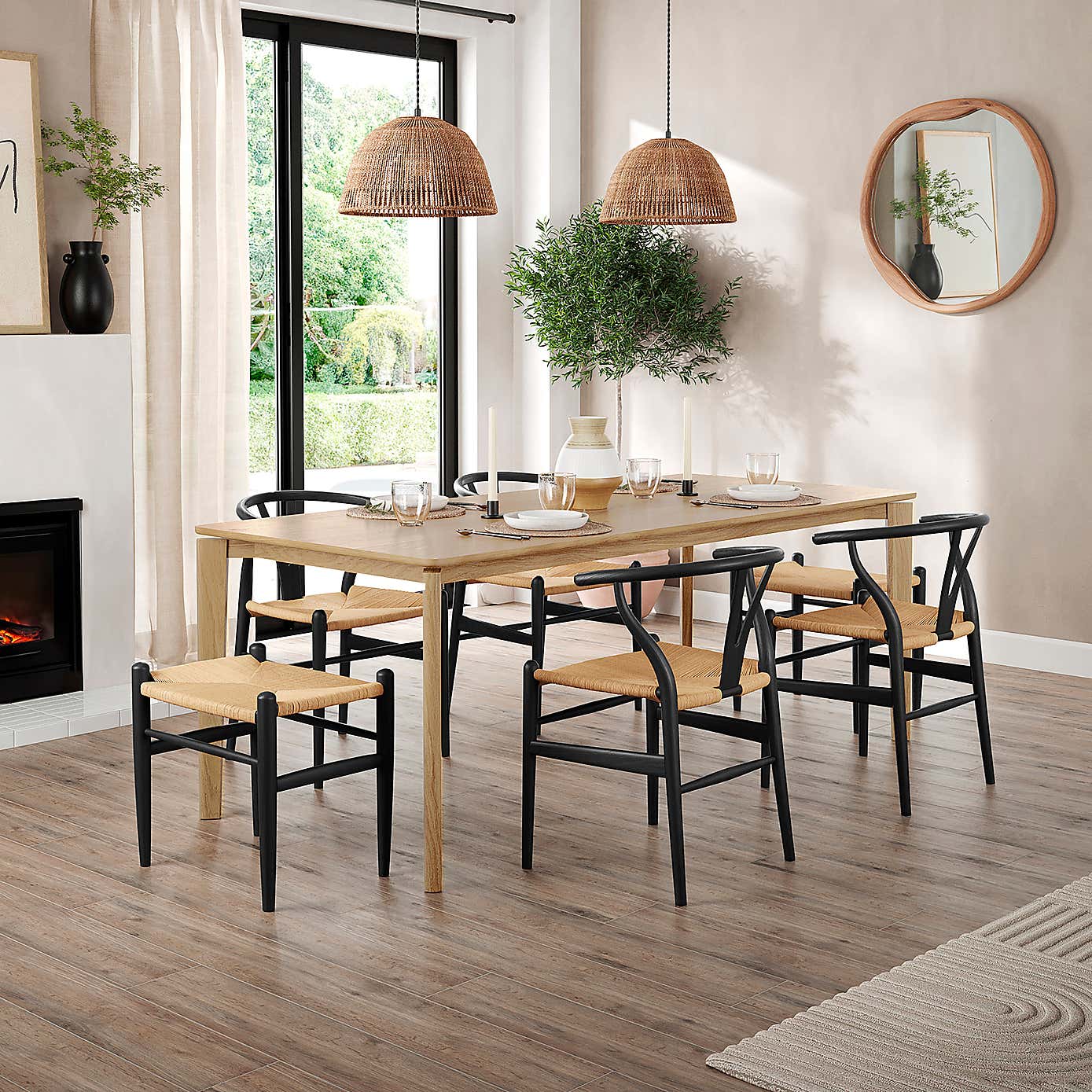 Hudson Rectangular Extendable Dining Table