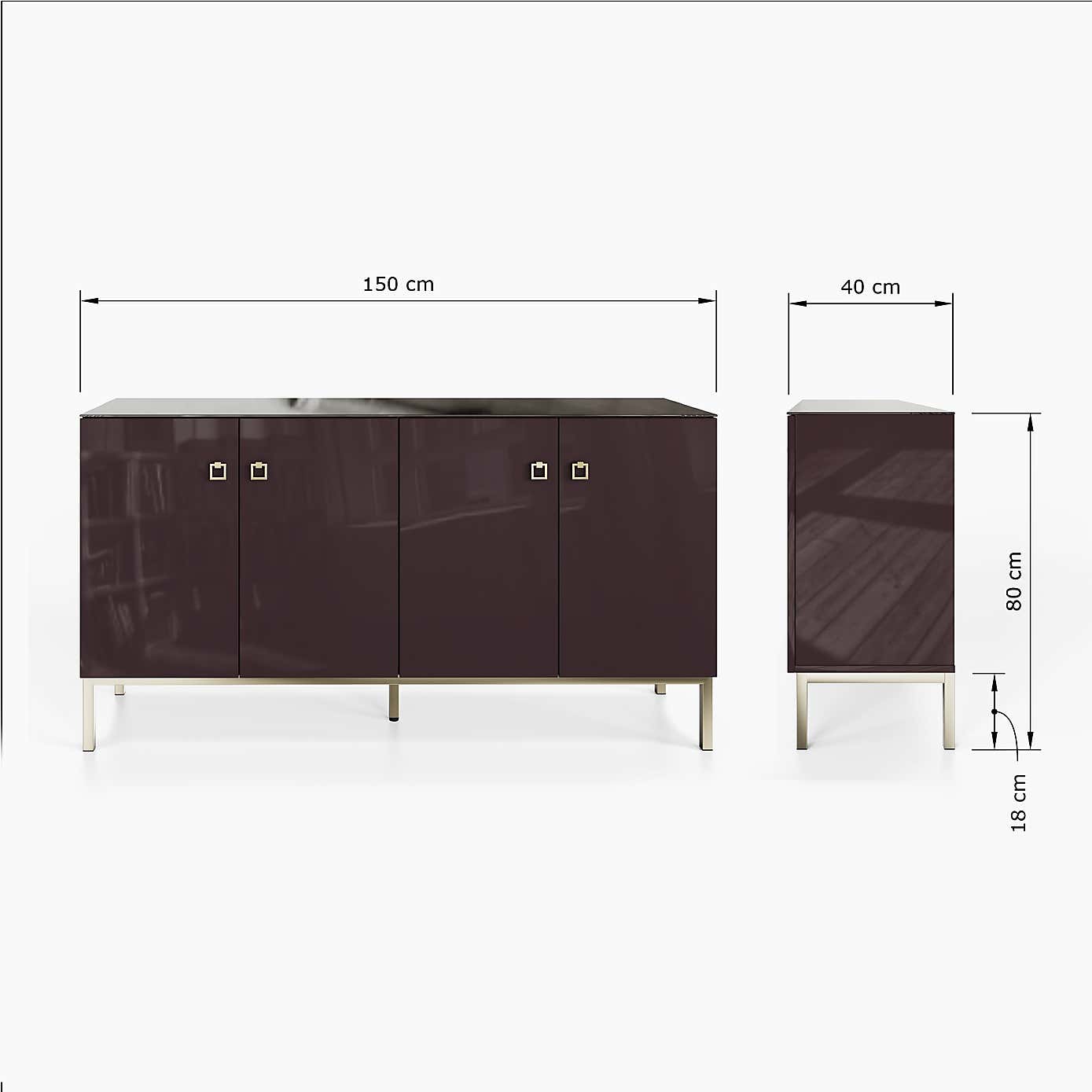 Lyra Large Smart Sideboard