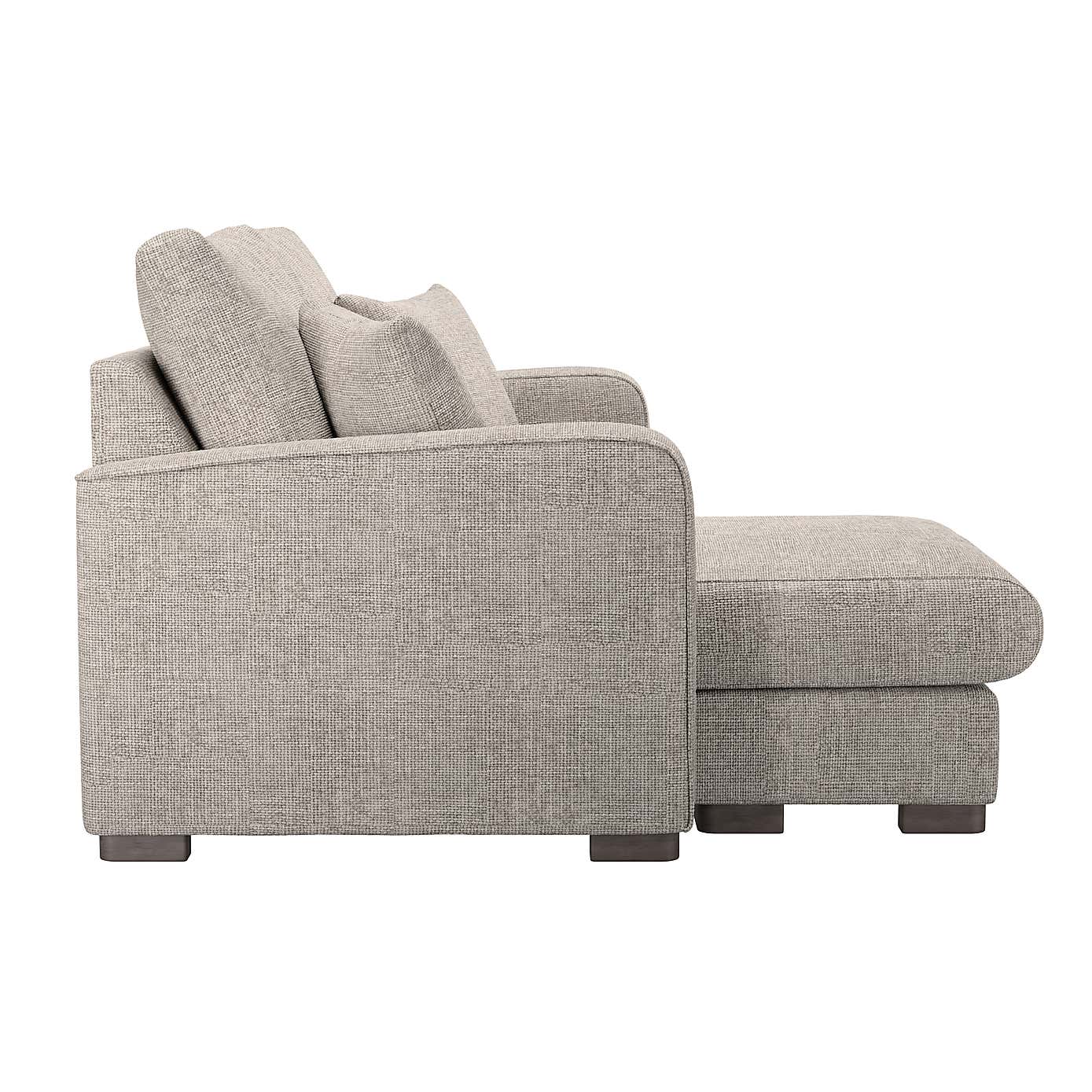 Carson Small Chunky Chenille Corner Chaise