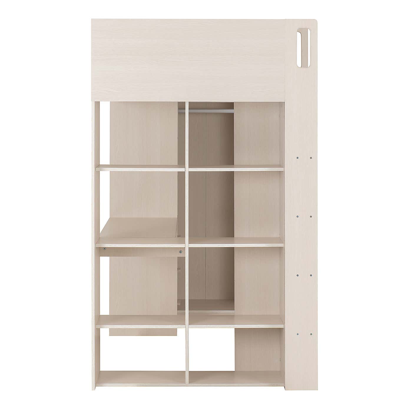 Jupiter High Sleeper Bed White/Grey