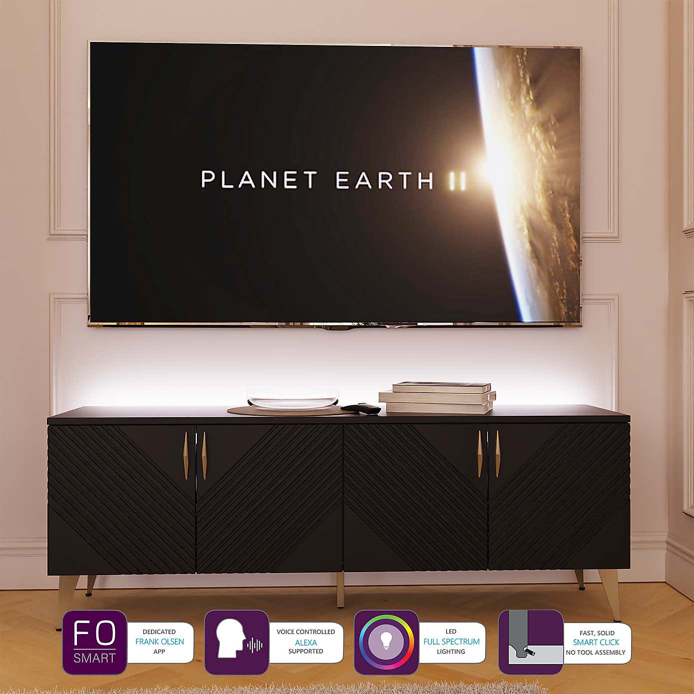 Ava Extra Wide TV Stand for TVs up to 70"