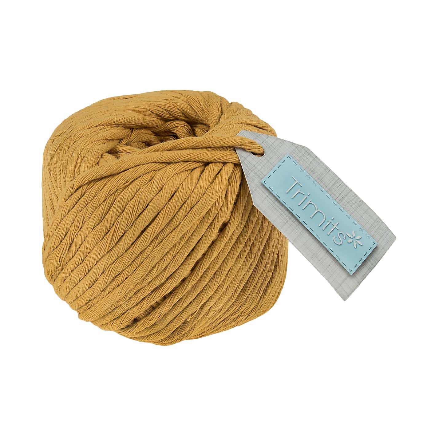 Macrame Cord Cotton 50m x 4mm Mustard