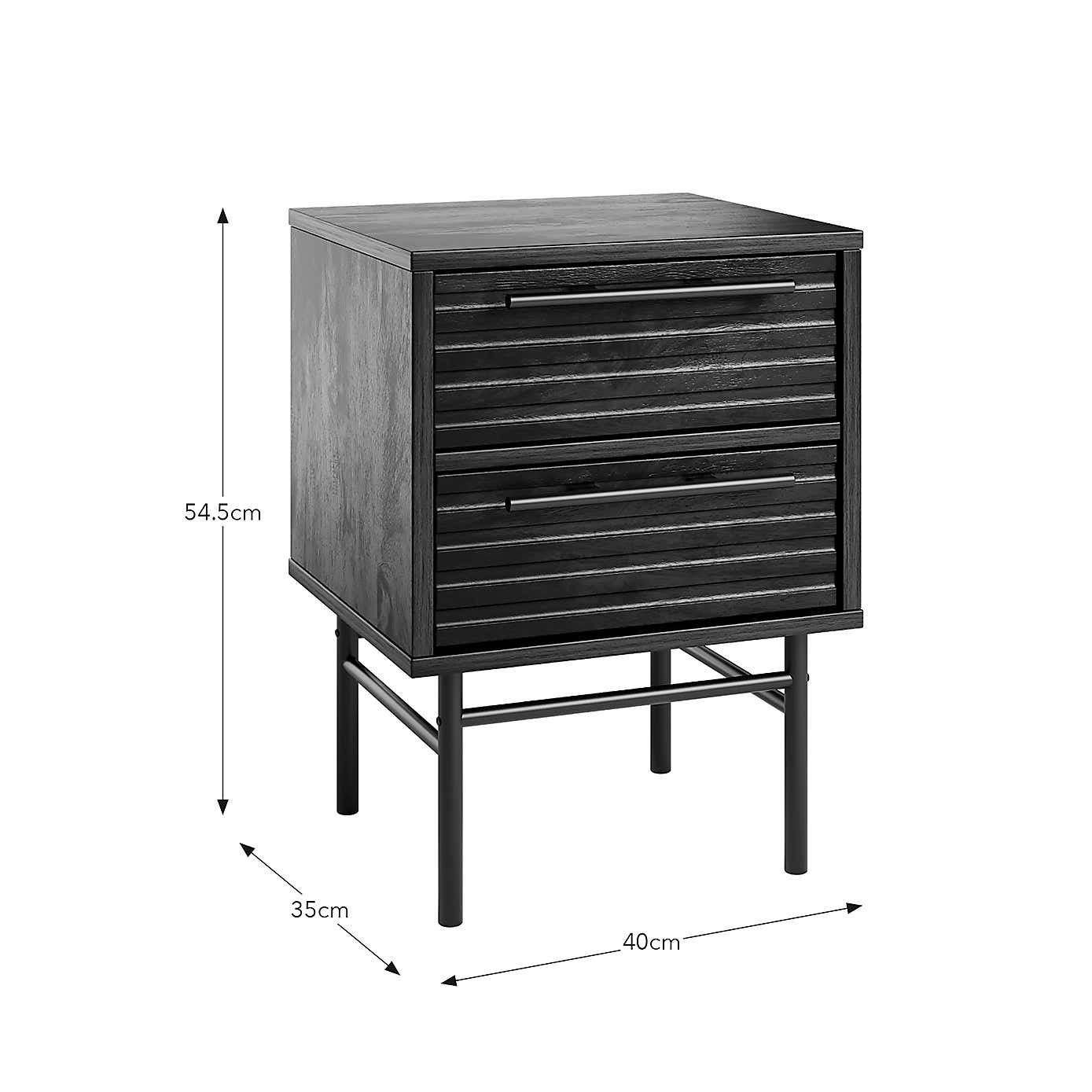 Bryant 2 Drawer Bedside