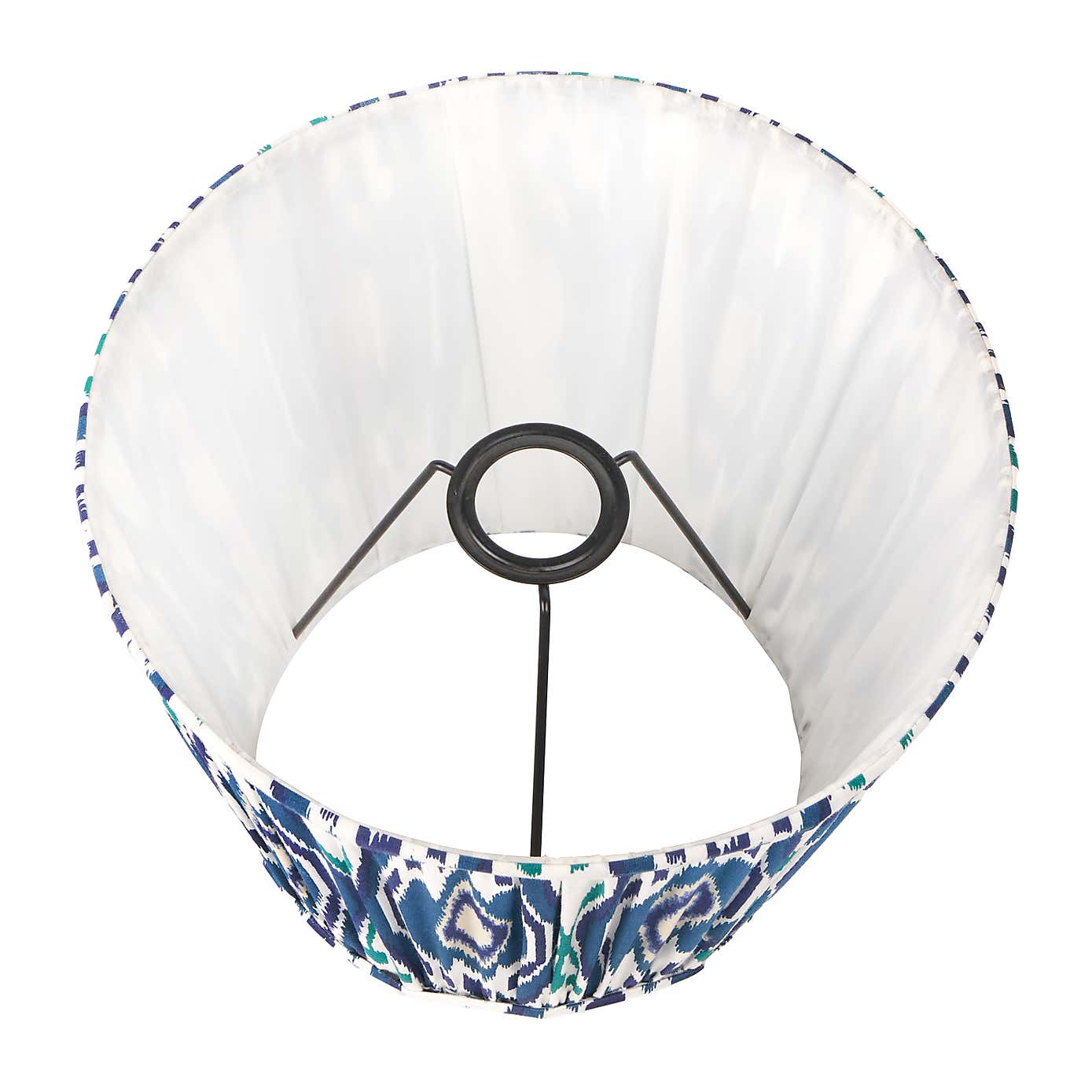 Izara Ikat Patterned Gathered Tapered Shade