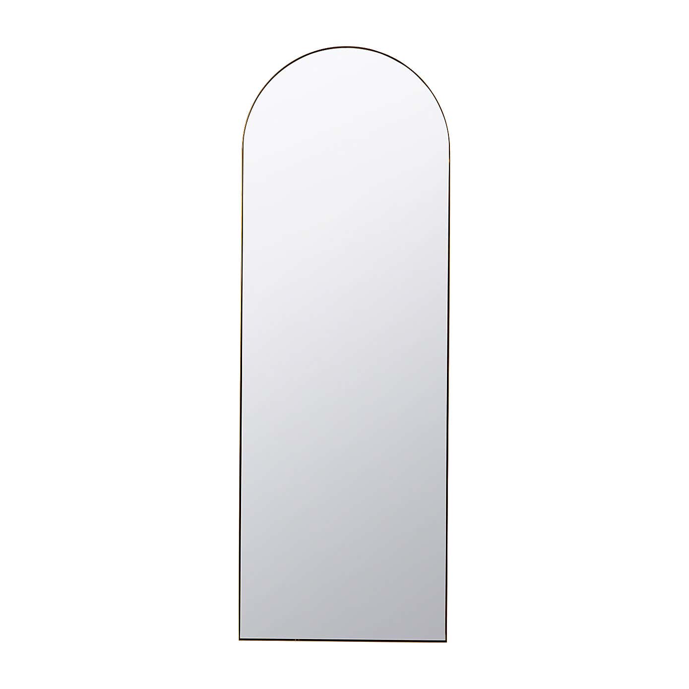 Slim Frame Arch Leaner Mirror