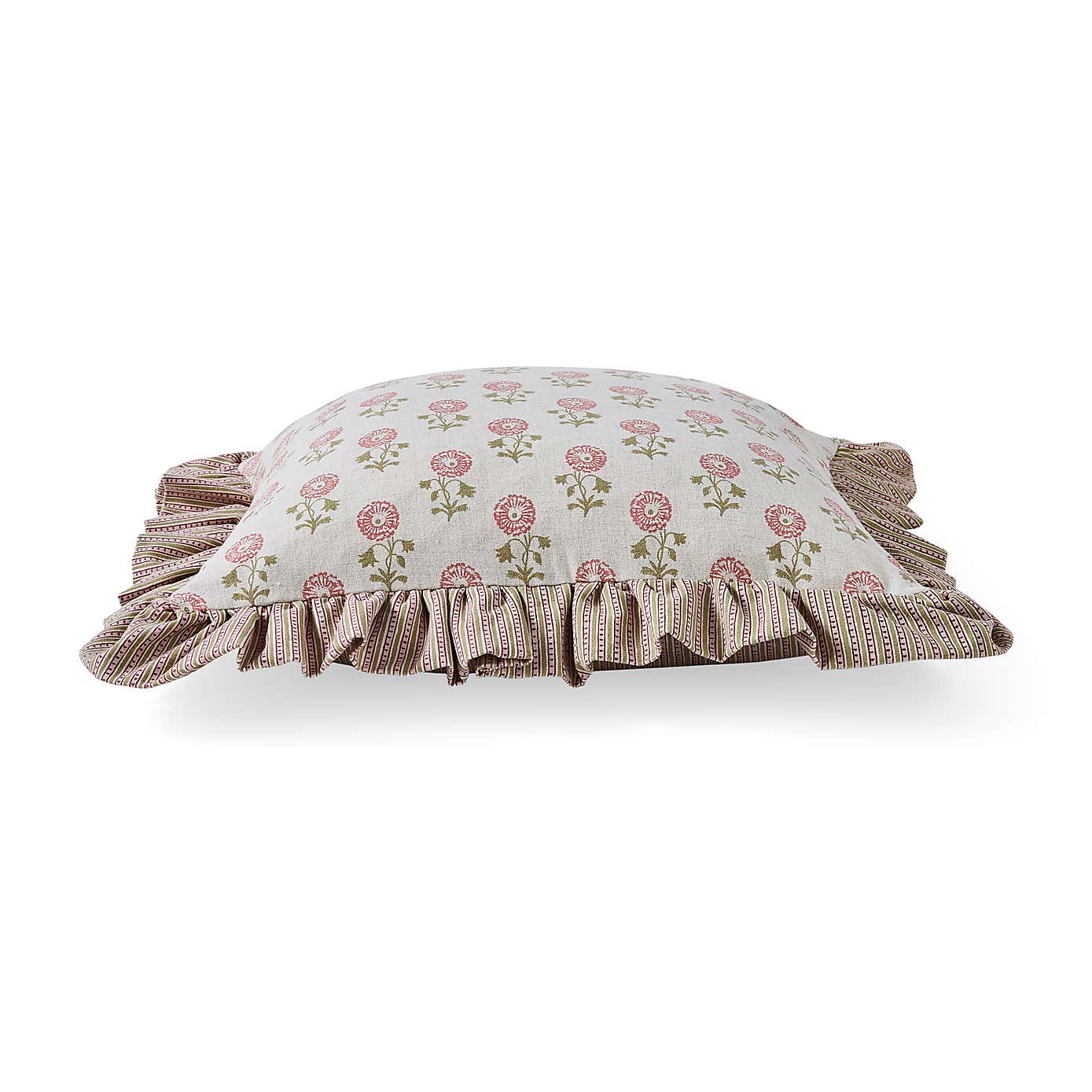 Lizzy Tile Frilled Cushion Cover