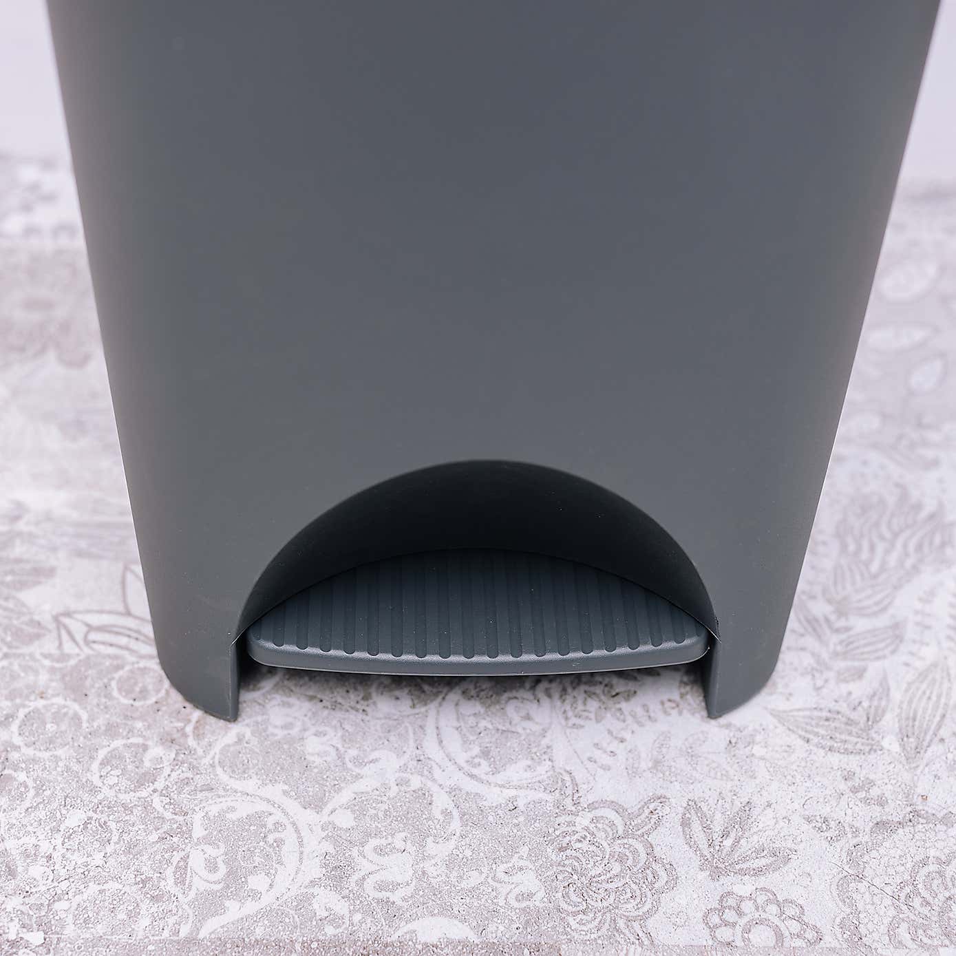 Addis Plastic 40L Pedal Bin Grey