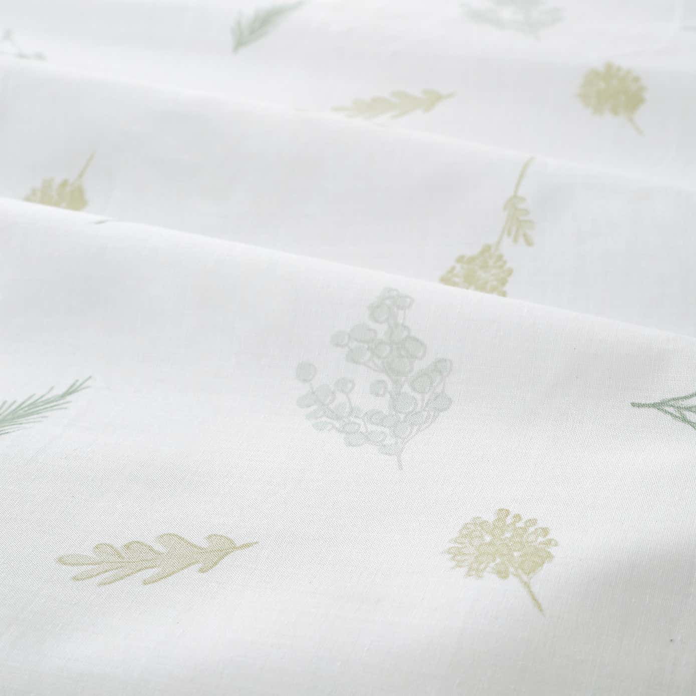 Floral Shadows 100% Cotton Duvet Cover and Pillowcase Set