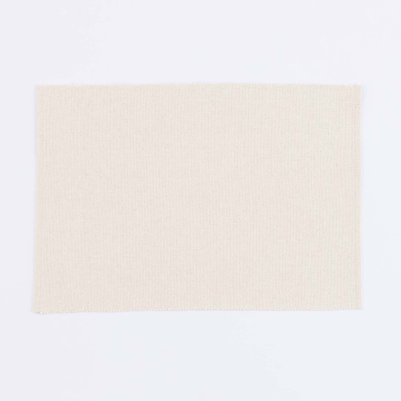 Set of 2 Recycled Ribbed Placemats
