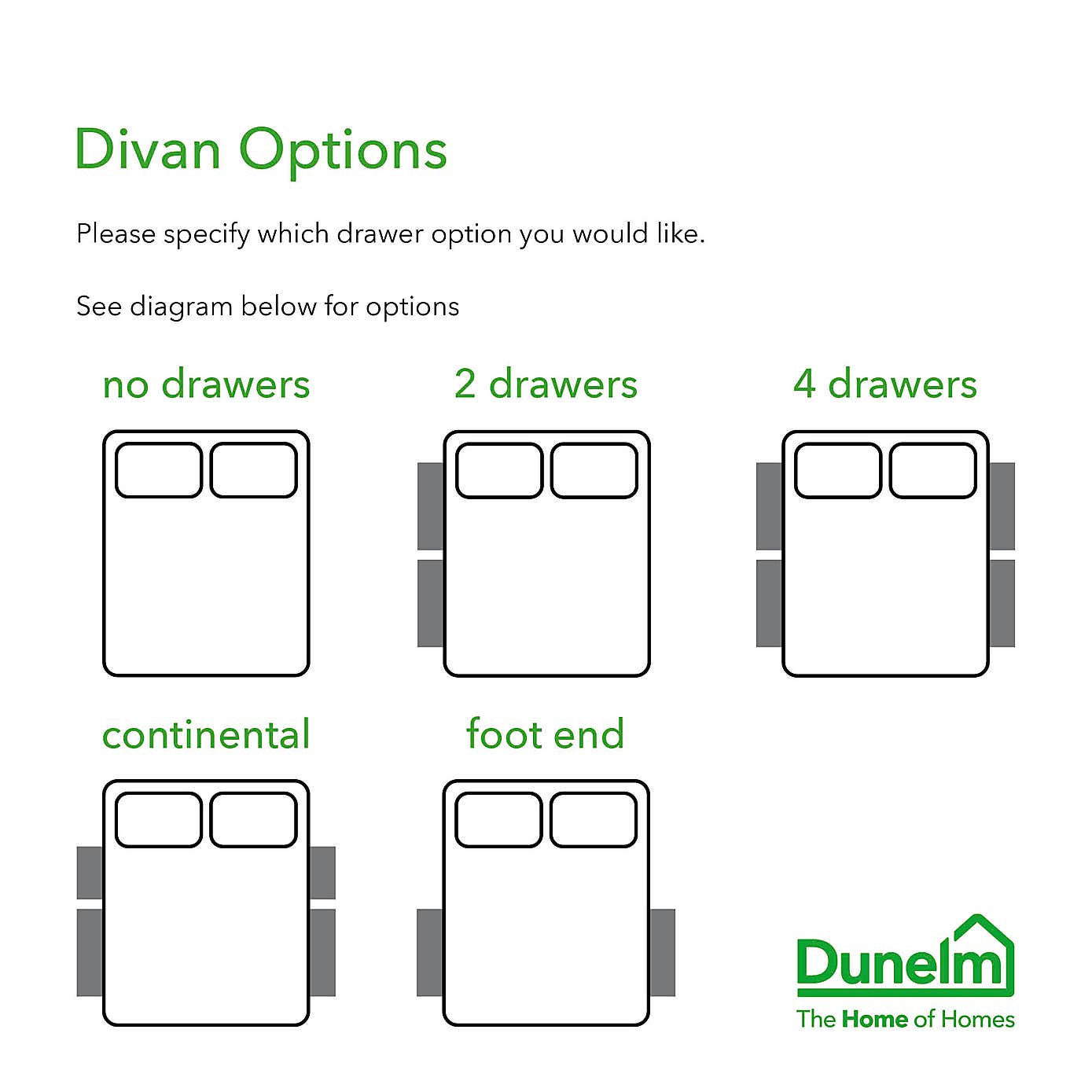 Essentials Woven Fabric Divan Base