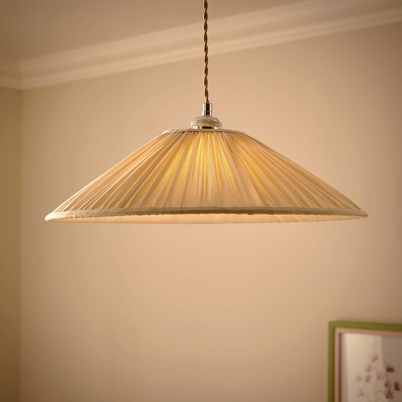 Polly Pleated Tapered Lamp Shade