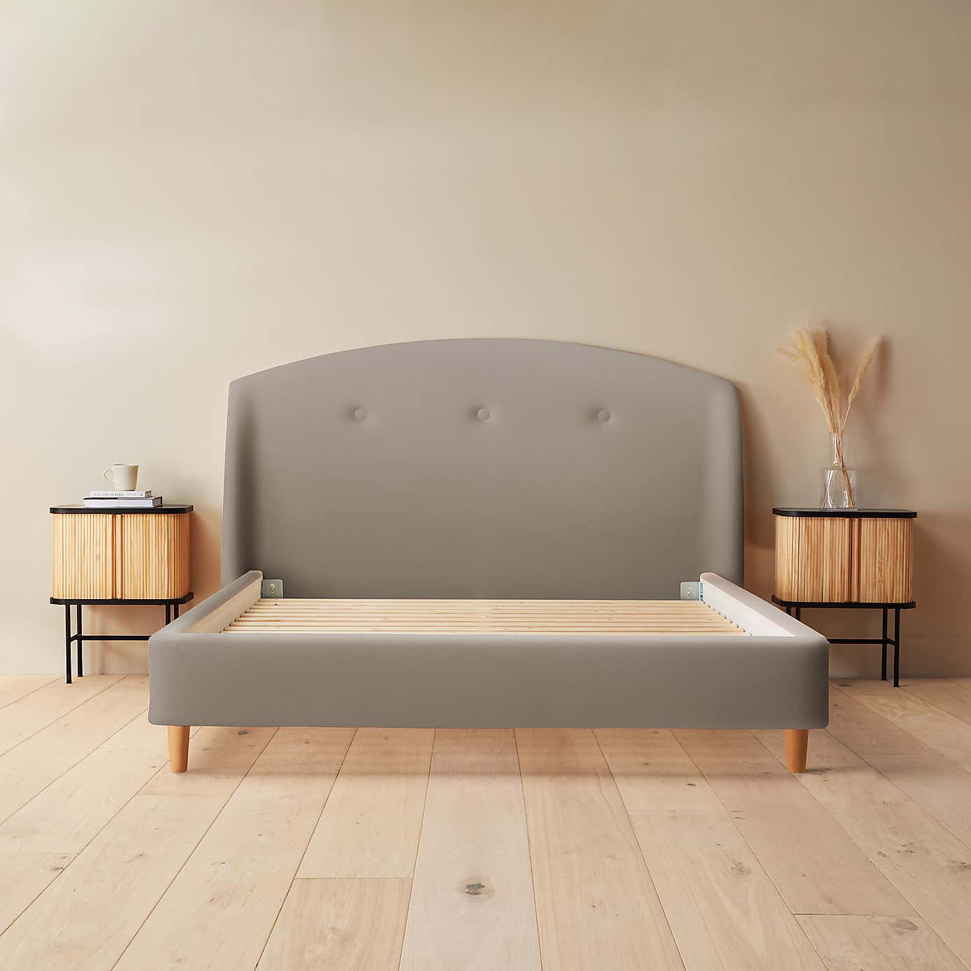 Silentnight Evana Bed Frame, Velvet