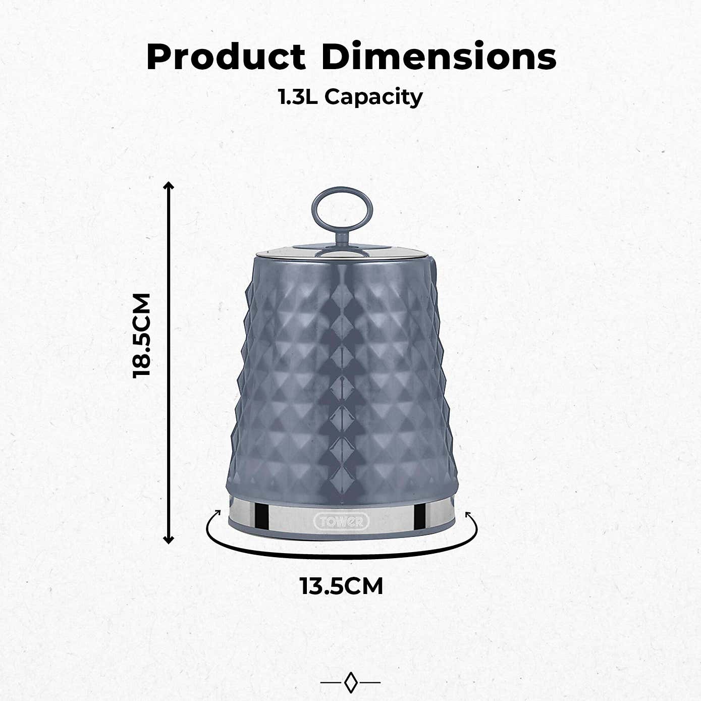 TOWER Solitaire Set of 3 Canisters