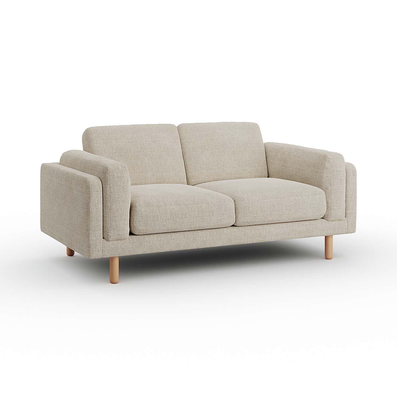 Newton Chunky Tonal Weave 2 Seater Sofa