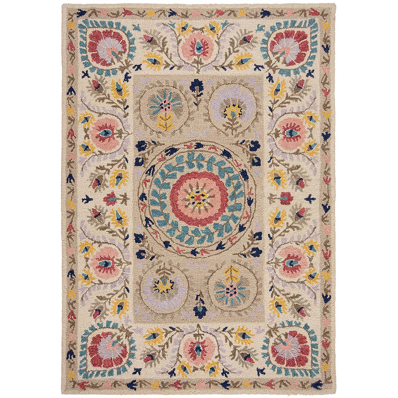 Hani Floral Wool Rug