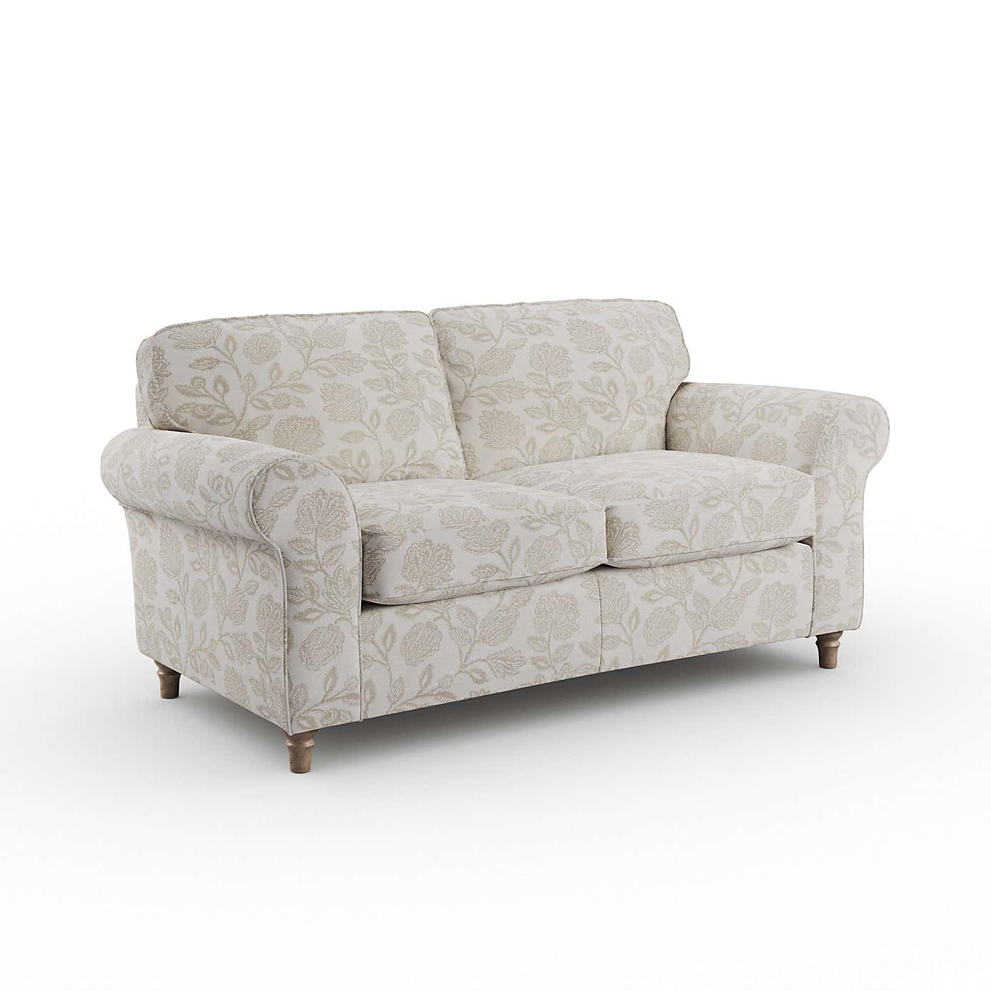 Flori 2 Seater Sofa, Floral Print Fabric