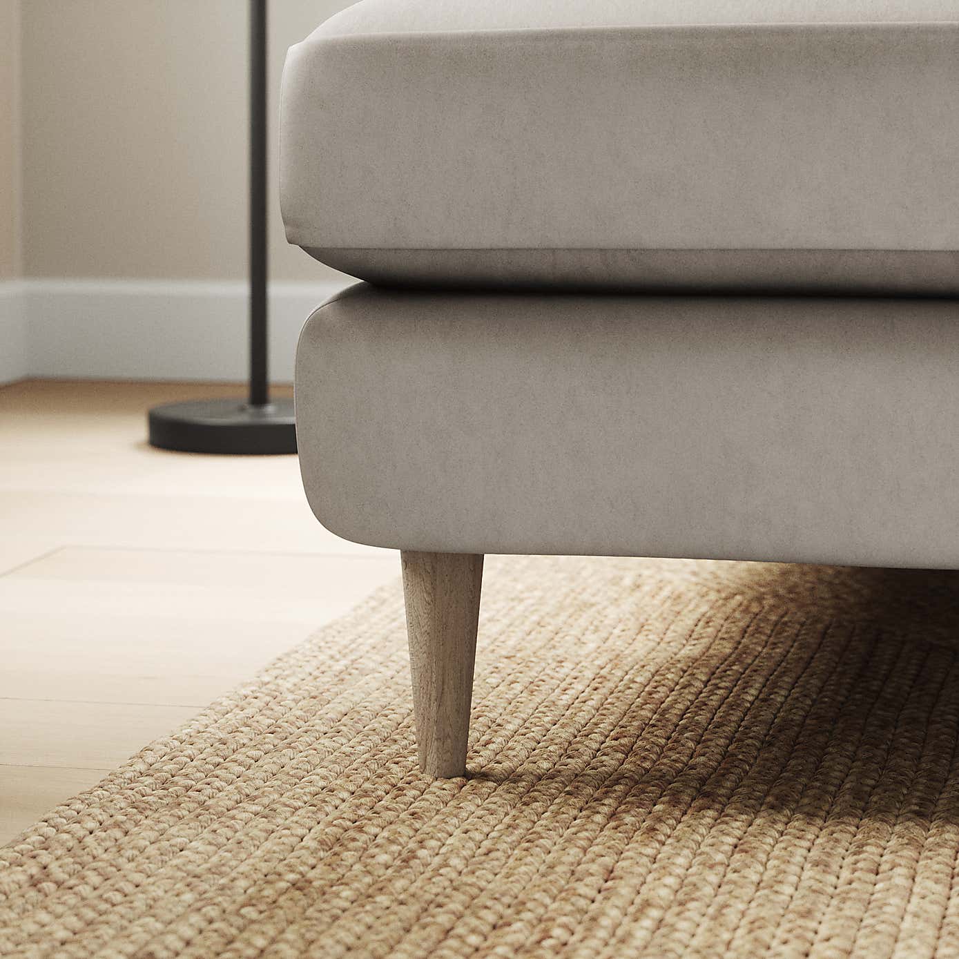 Sven Opulent Velvet Large Corner Chaise Sofa