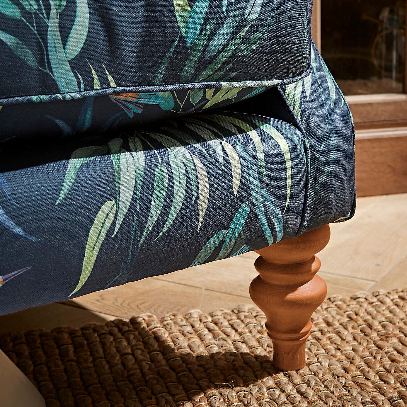 Charbury Kingfisher Print Occasional Armchair