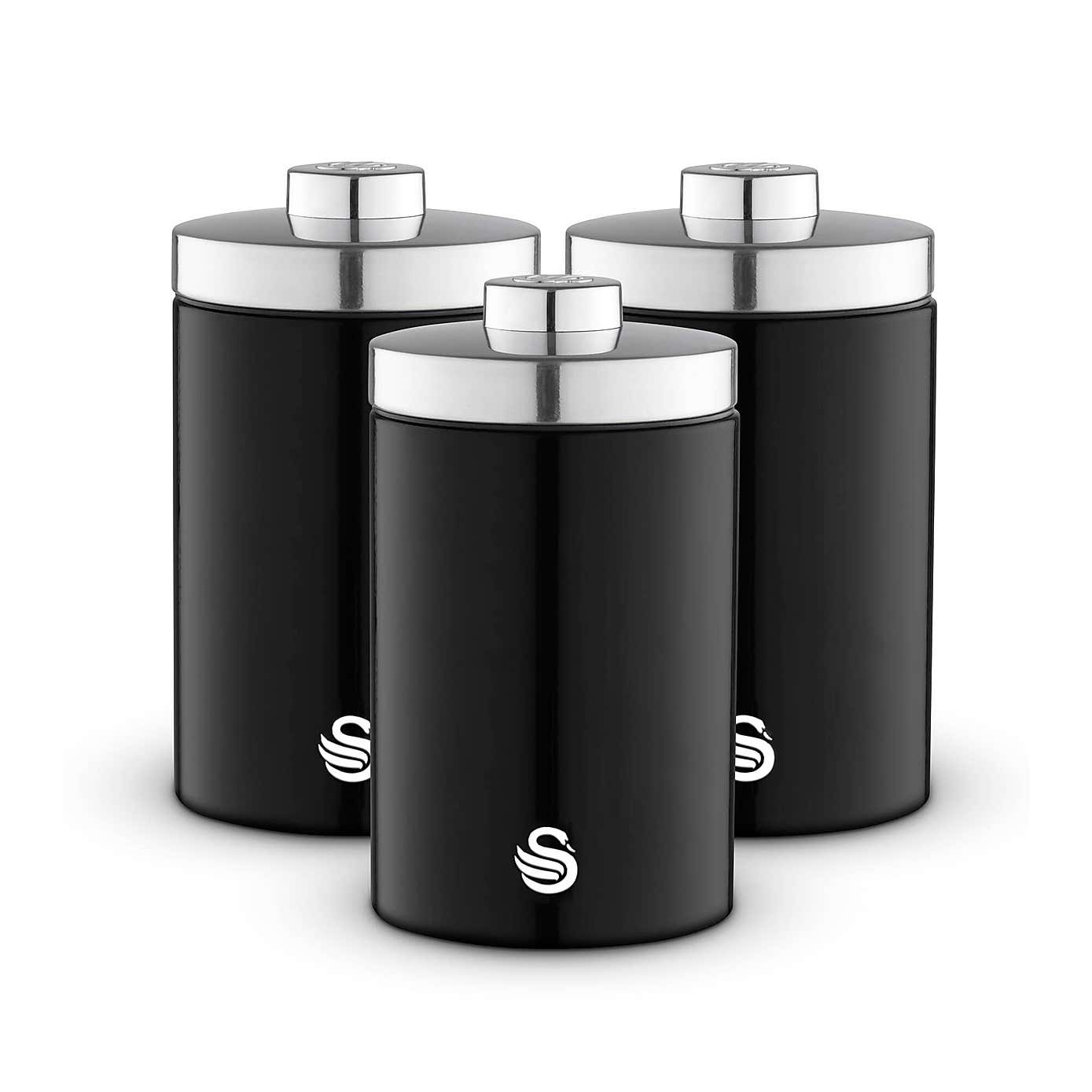 Swan Townhouse Set of 3 Canisters