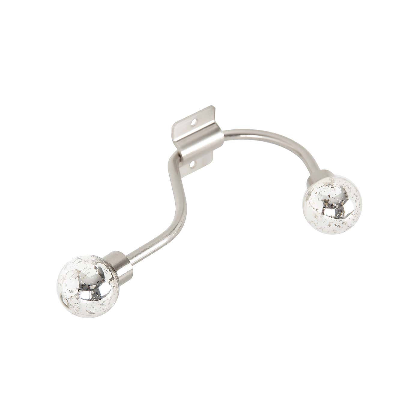 Mercury Double Layer Curtain Holdbacks