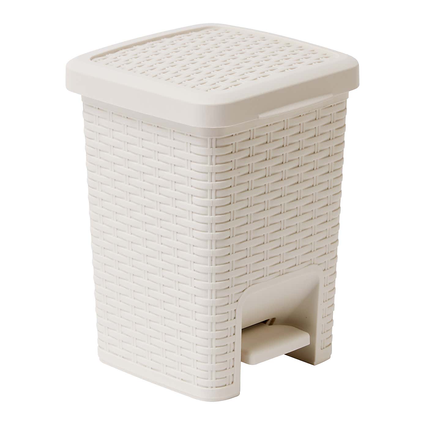 Addis Rattan Charcoal Pedal Bin