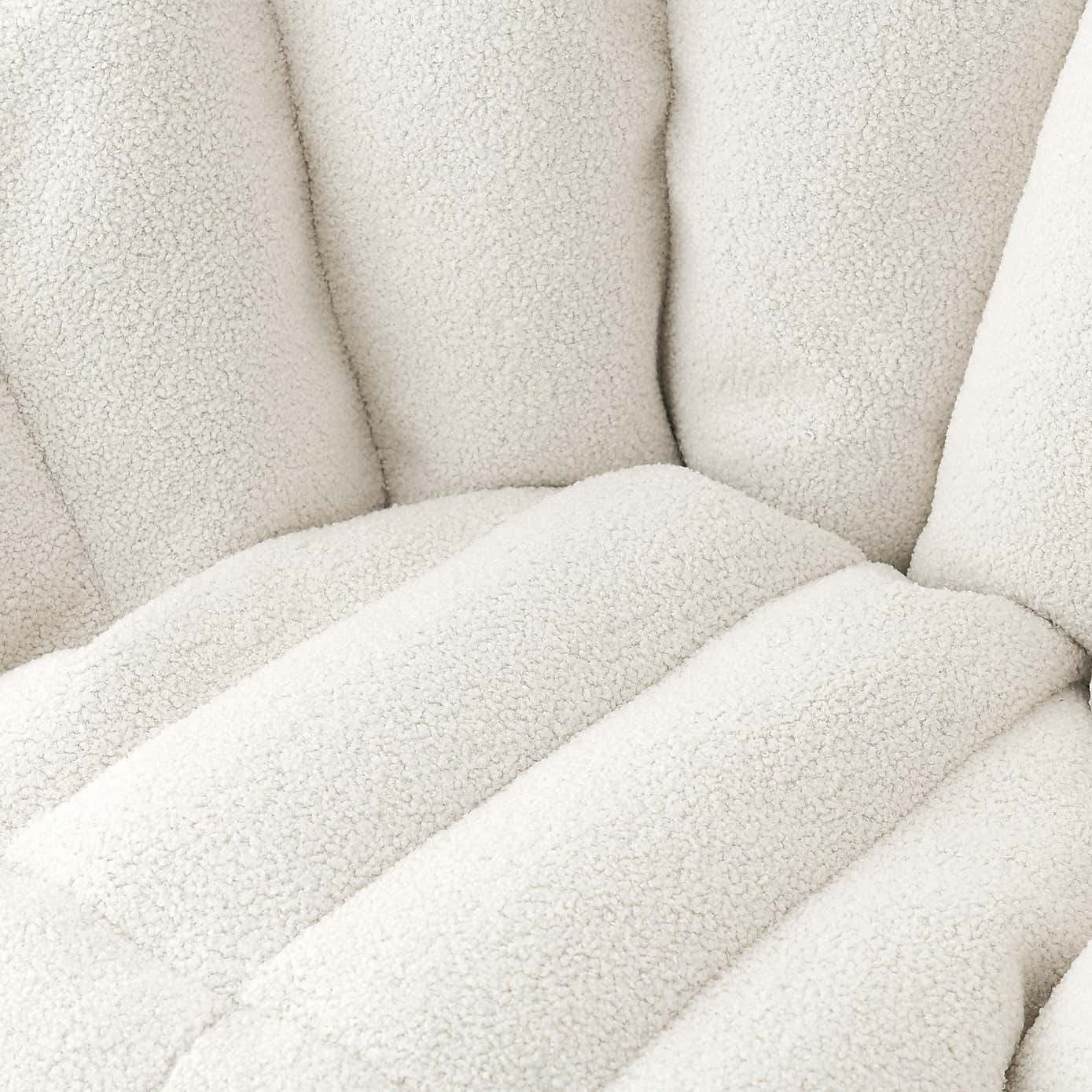 Adella Sherpa Ivory Chair