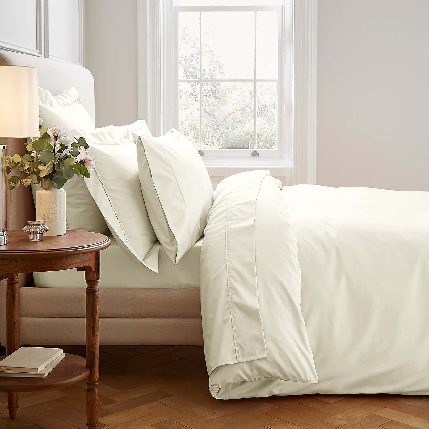 Dorma Egyptian Cotton 400 Thread Count Percale Duvet Cover