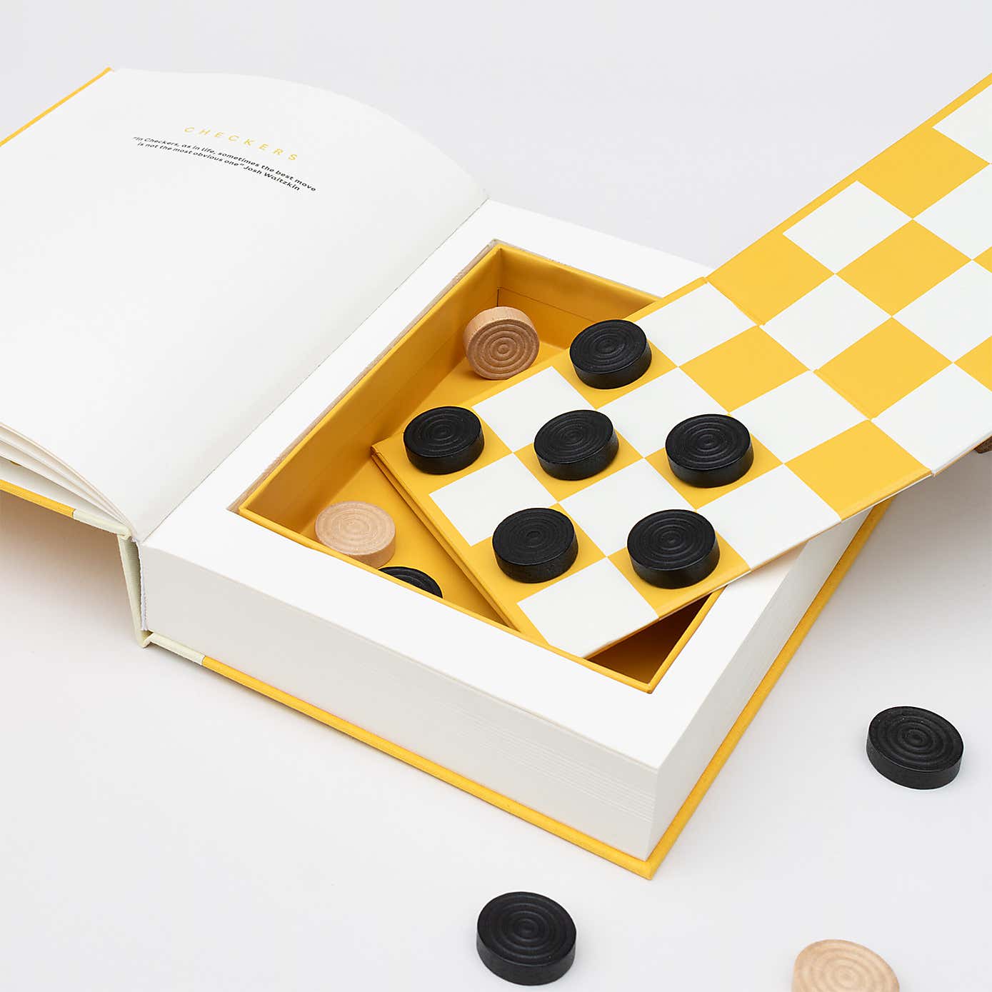 Luckies Checkers In A Book Game
