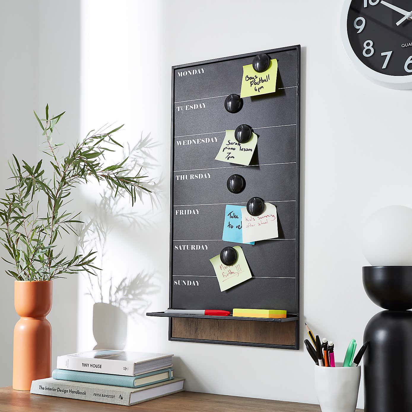 Fulton Family Chalkboard Wall Planner