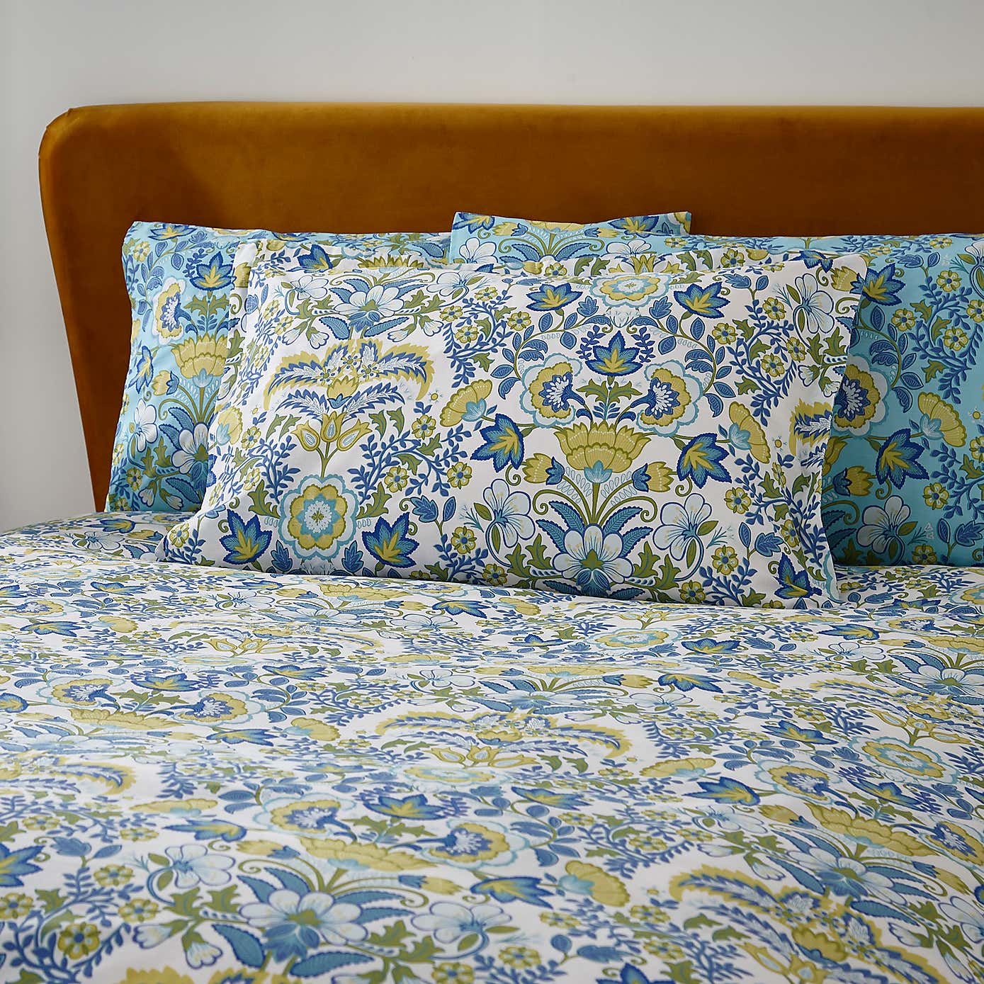 Darcey Damask Teal Oxford Pillowcase